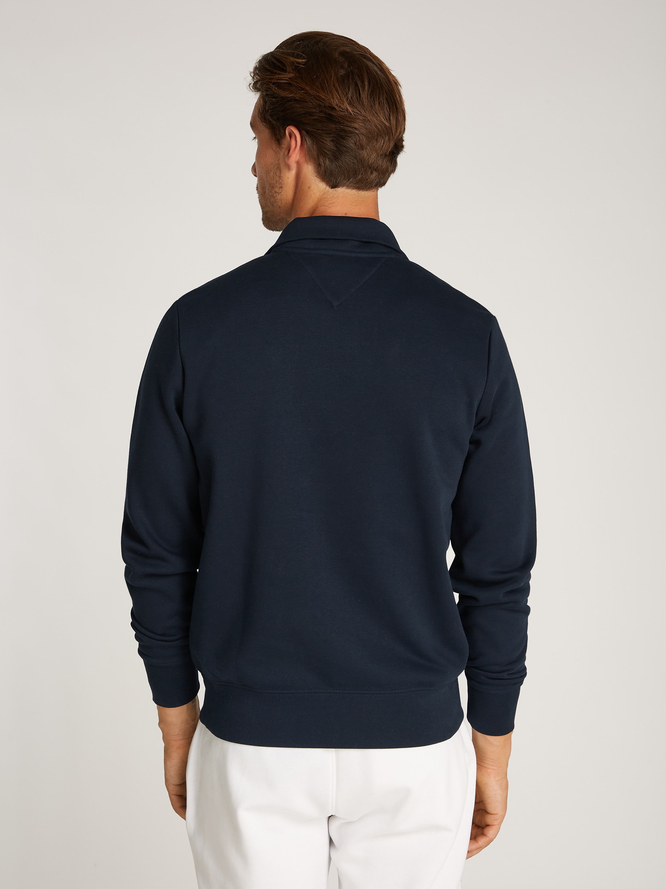 Tommy Hilfiger Sweatshirt »ROUNDALL STAND COLLAR ZIP«, mit Stehkragen und Reissverschluss