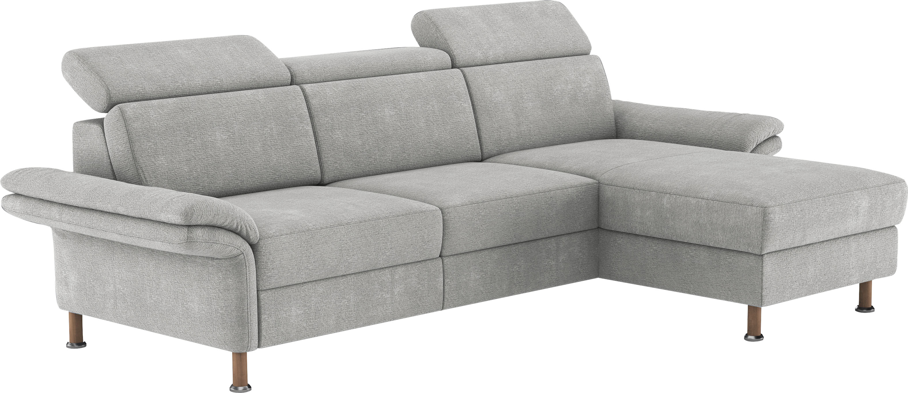 GOODproduct Ecksofa "Calypso L-Form" mit motorischen Funktionen im Sofa und Recamiere