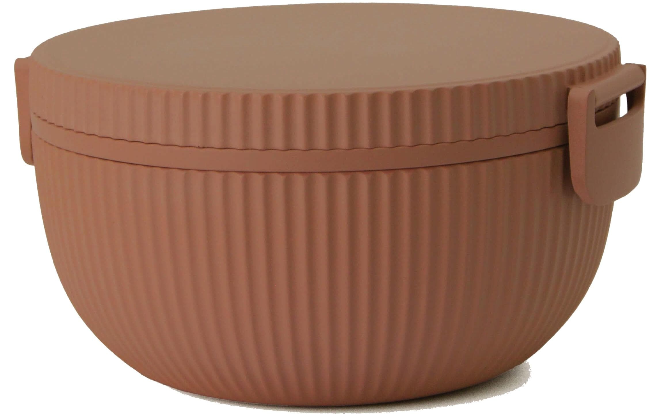 Salatschüssel »bioloco plant deluxe bowl - terracotta«, 1 tlg., aus Kunststoff