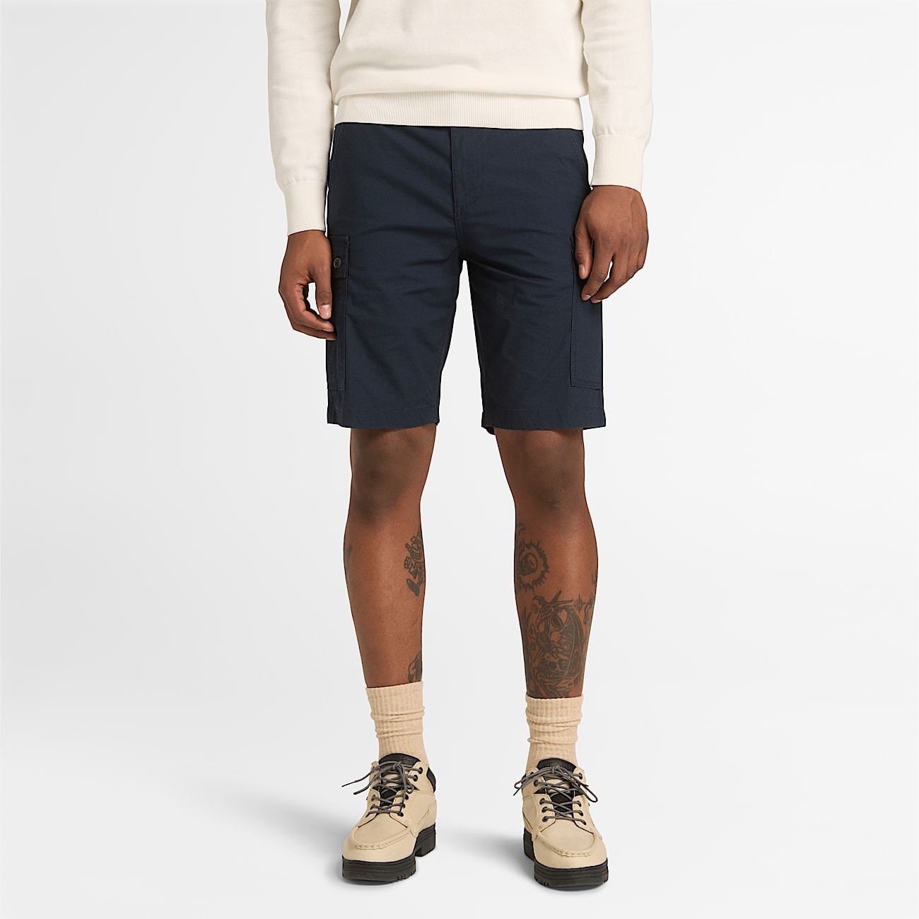 Timberland Cargoshorts "Poplin Cargo Shorts" kurze Hose, mit Baumwollfutter