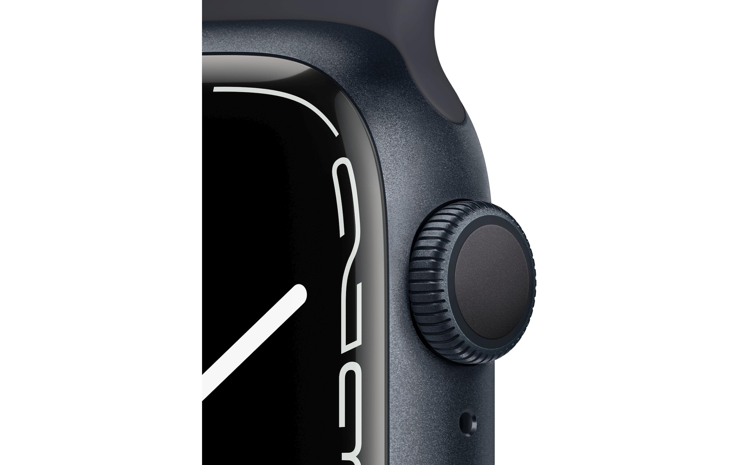 Apple Smartwatch »Serie 7, GPS, 41 mm Aluminiumgehäuse mit Sportarmband«, Watch OS, MKMX3FD/A