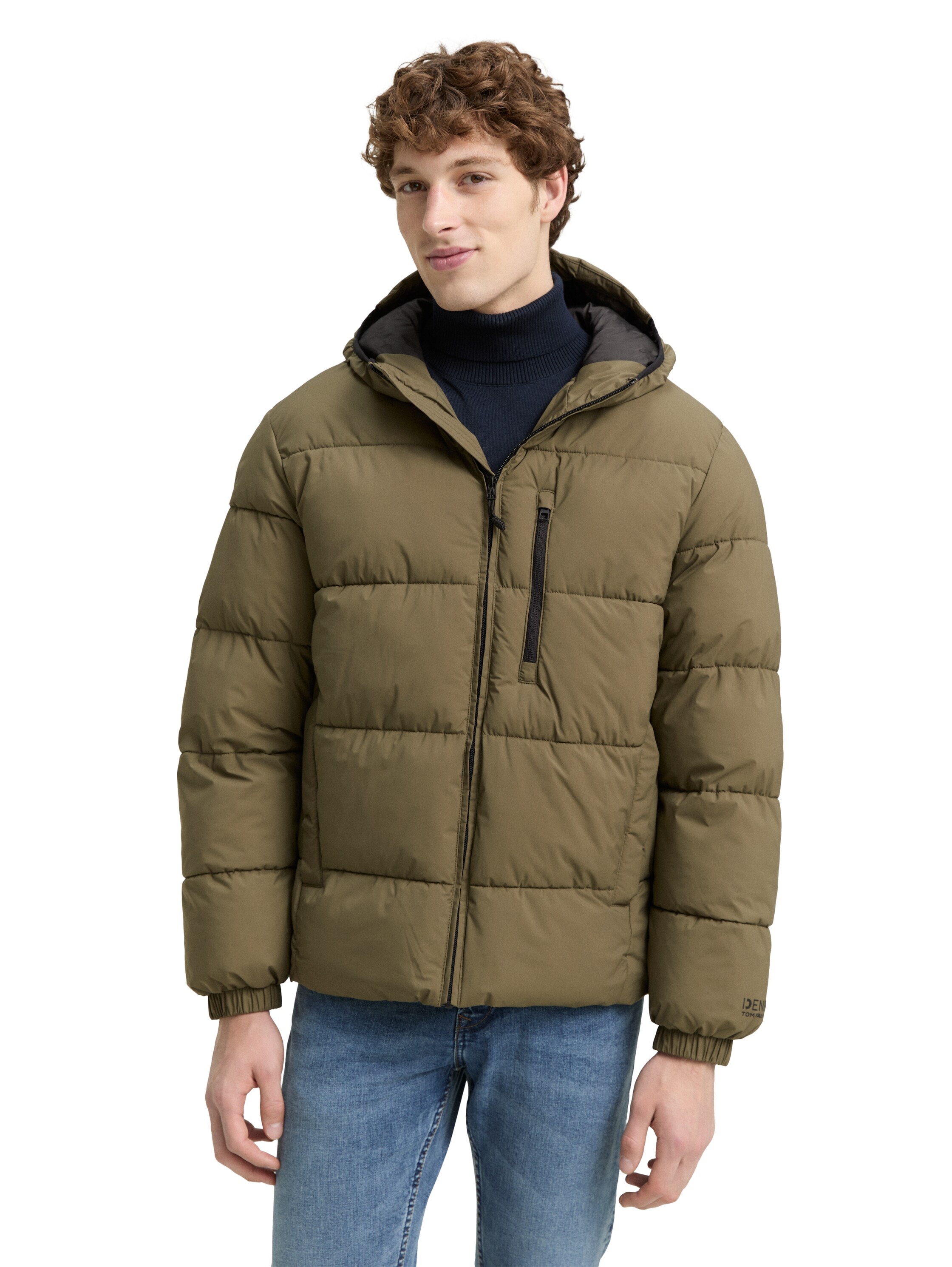 TOM TAILOR Denim Steppjacke mit Kapuze mit Kapuze