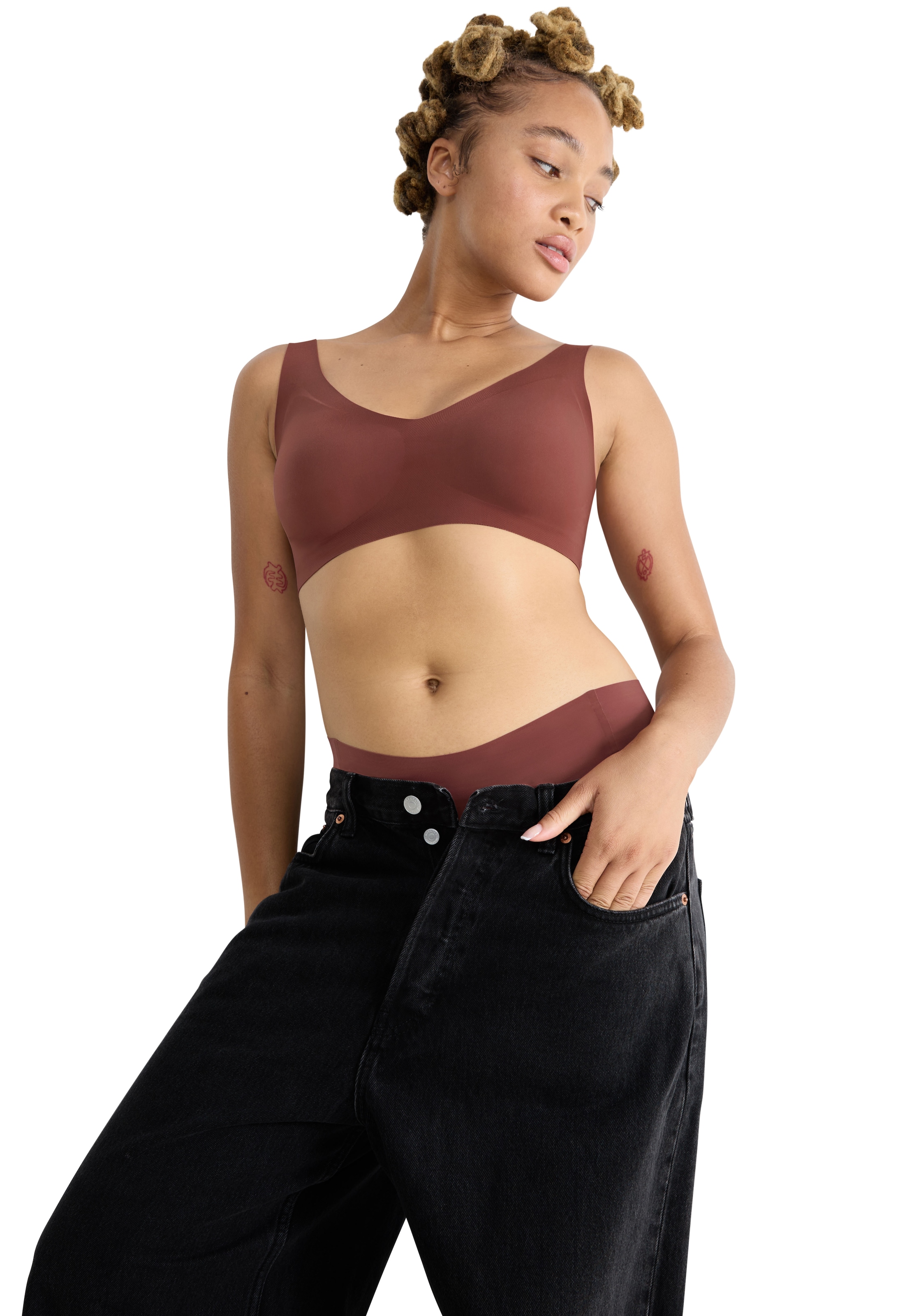 sloggi Bustier »ZERO Feel 2.0 Bralette«, nahtlos und unsichtbar