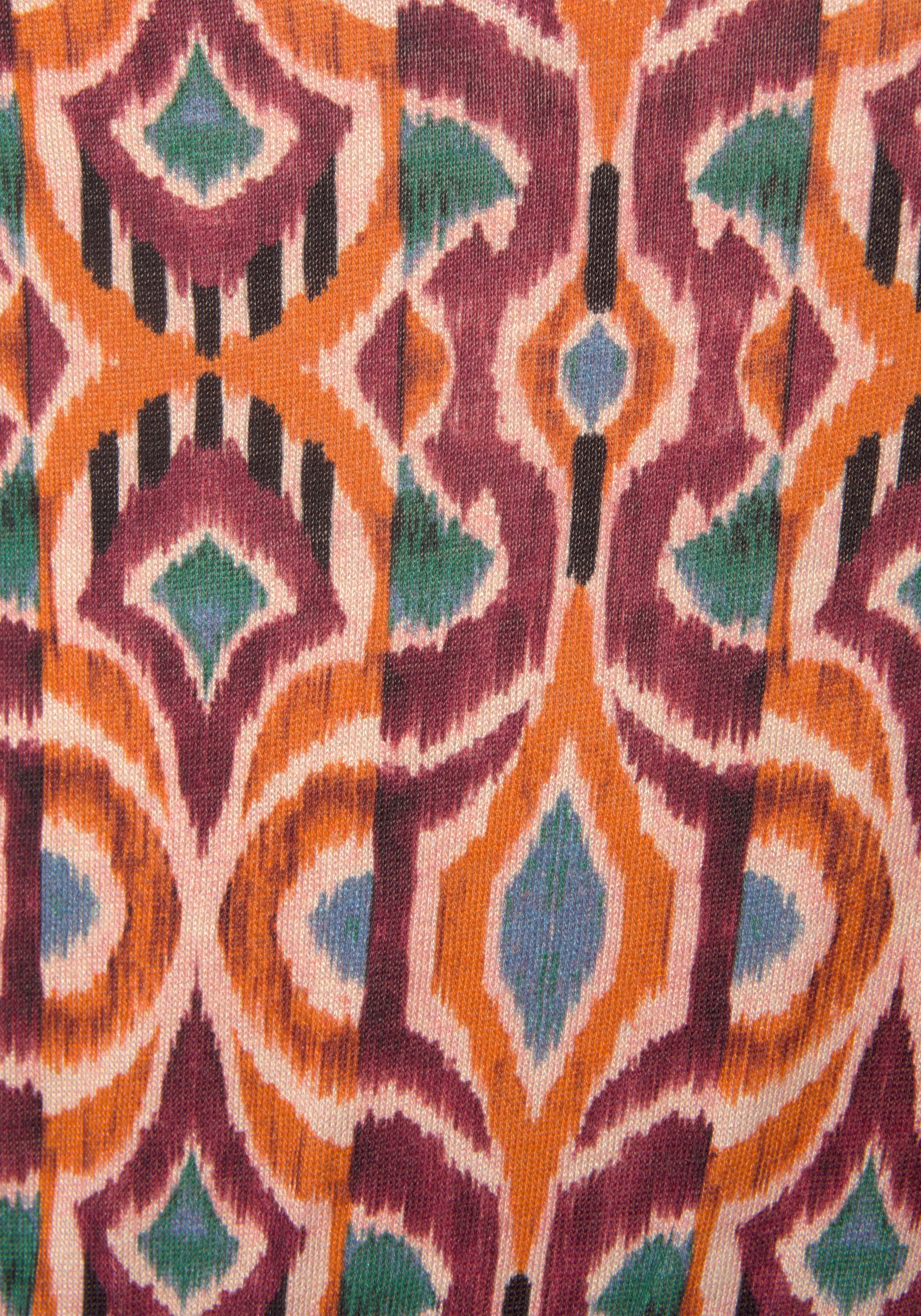 LASCANA Maxikleid, mit Ethnoprint und verstellbaren Trägern, Sommerkleid, Strandkleid