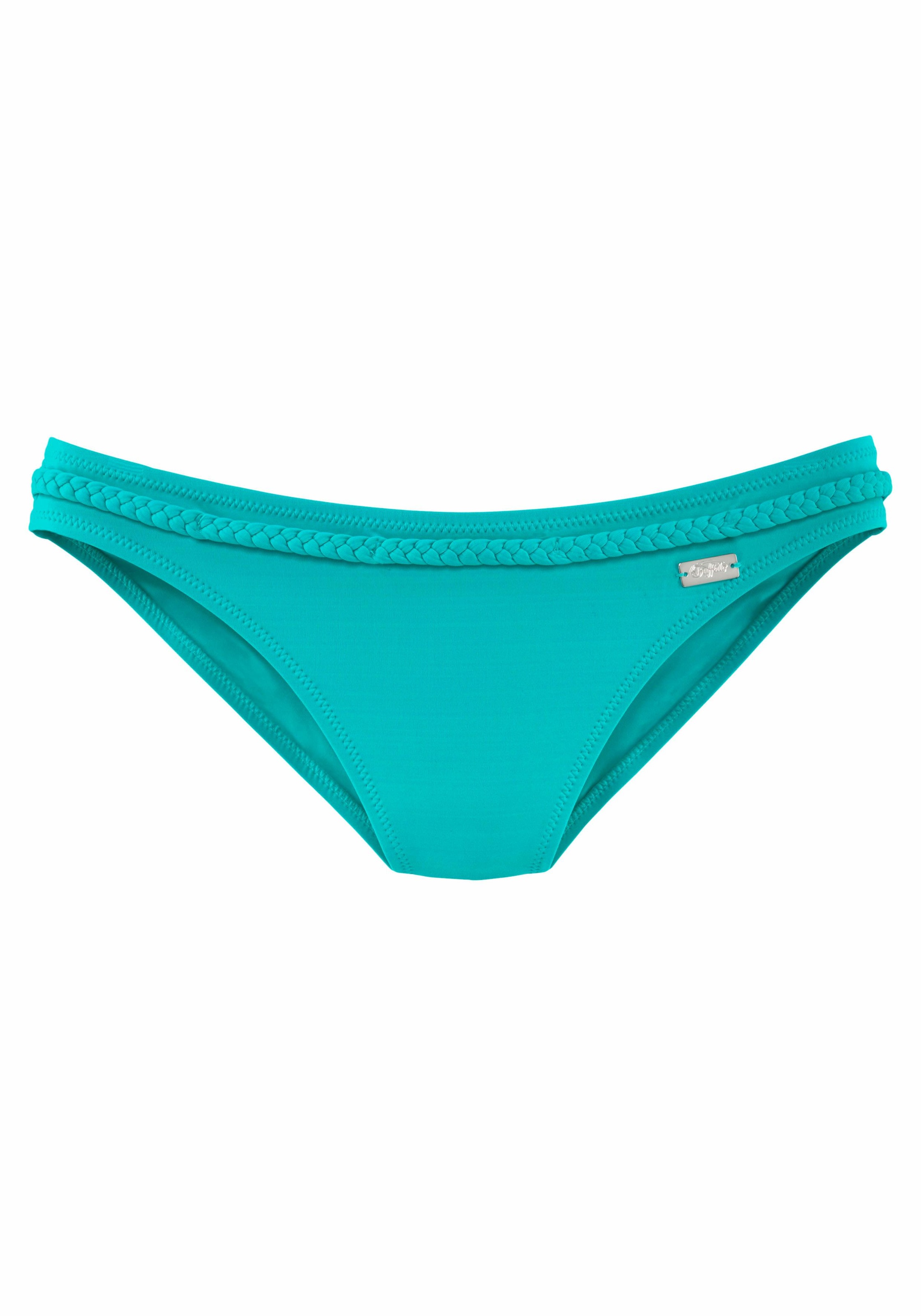 Buffalo Bikini-Hose "Happy" mit geflochtenem Ziergürtel