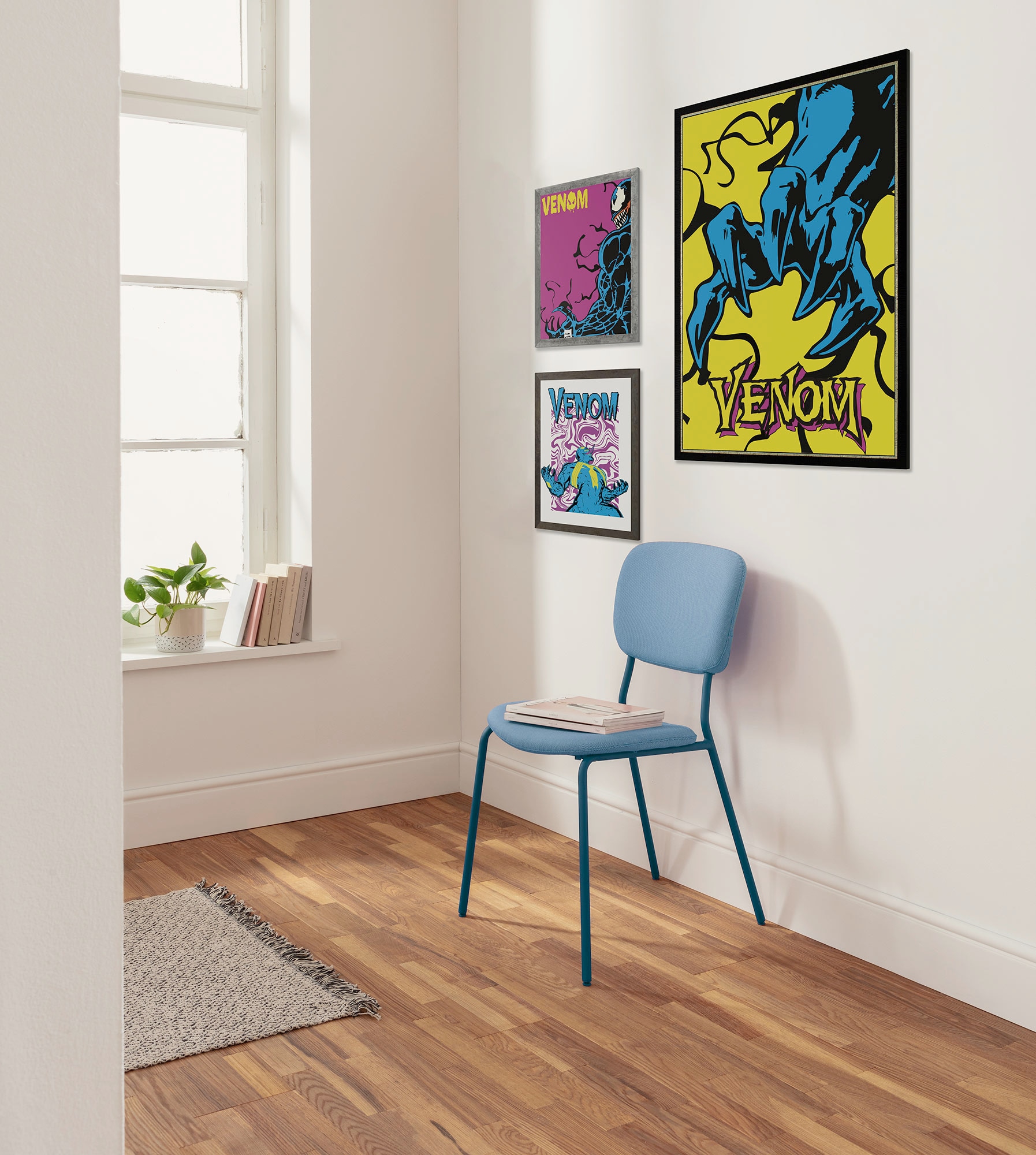 Komar Wandbild »Marvel Venom Colourful Stare«, Disney, (Set, 1 St.), 40 x 50 cm (Breite x Höhe) - Kinderzimmer, Dekoration