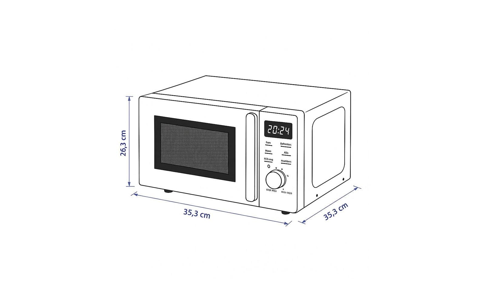 Mikrowelle »Berger Lanz MW20P62«, 700 W