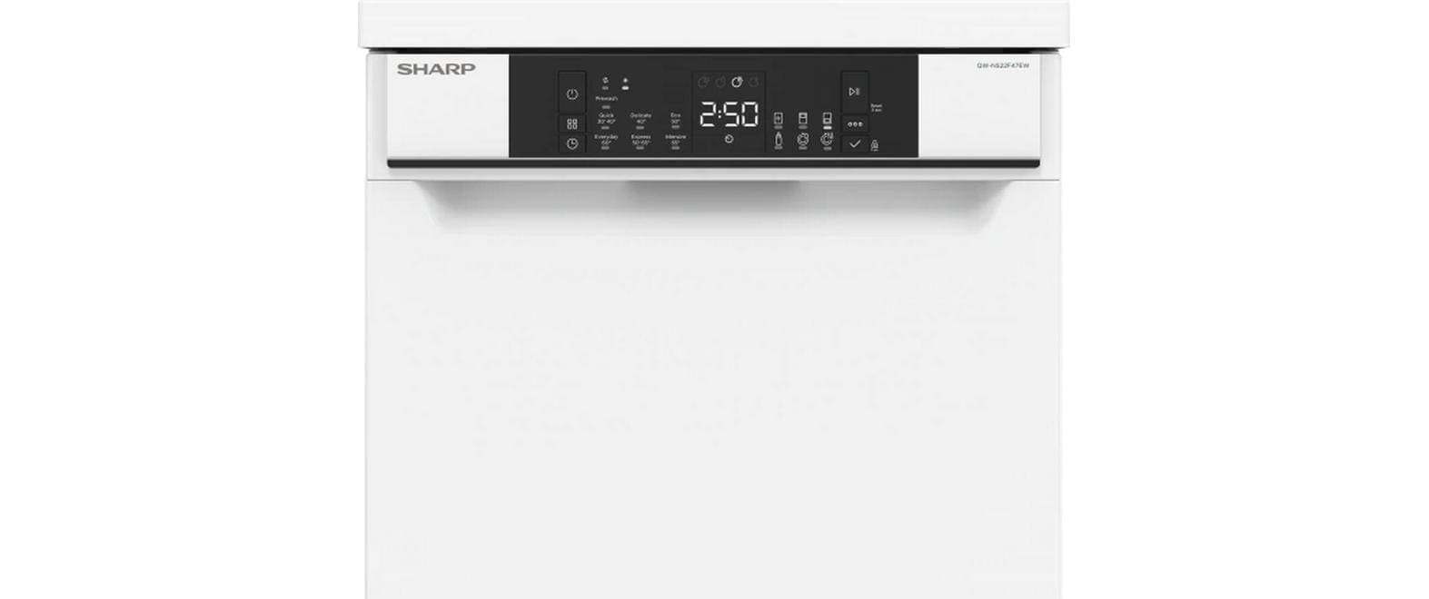 Sharp Standgeschirrspüler »QW-HS12F47EW-CH«, 10 Massgedecke