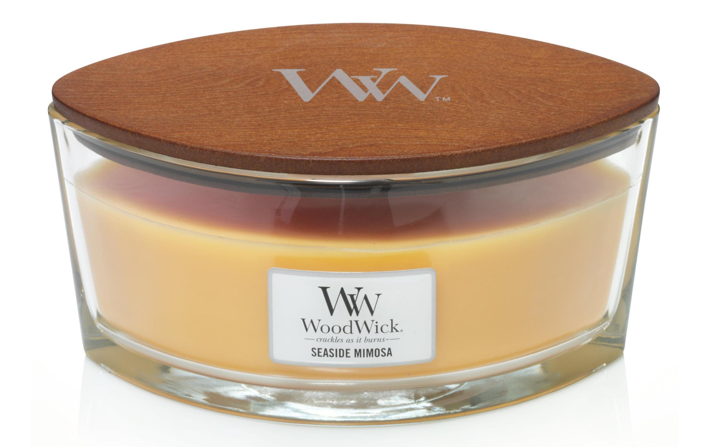 Woodwick Duftkerze »Seaside Mimosa Ellipse«