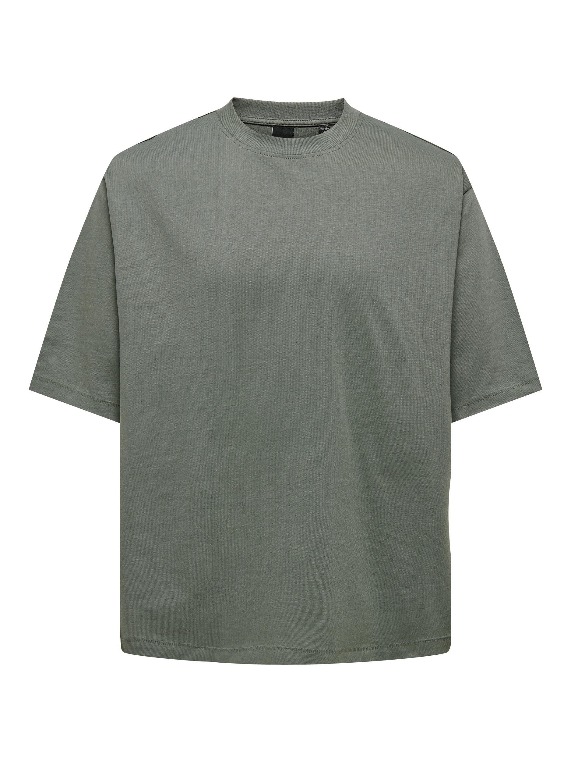 ONLY & SONS Rundhalsshirt »ONSMILLENIUM OVZ SS TEE NOOS«