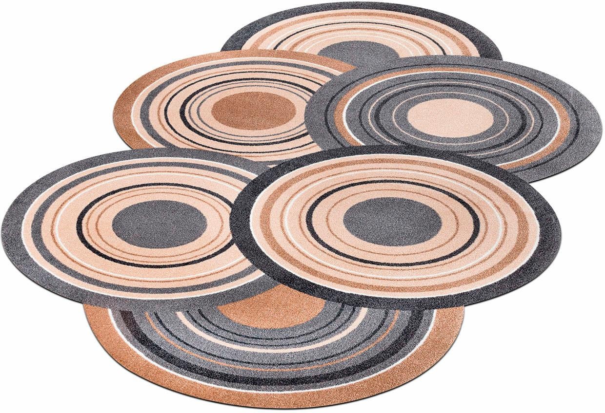 Wohnzimmer bestellen Teppich »Cosmic stufenförmig, online Kleen-Tex | by Jelmoli-Versand waschbar, wash+dry Colours«, rutschhemmend,