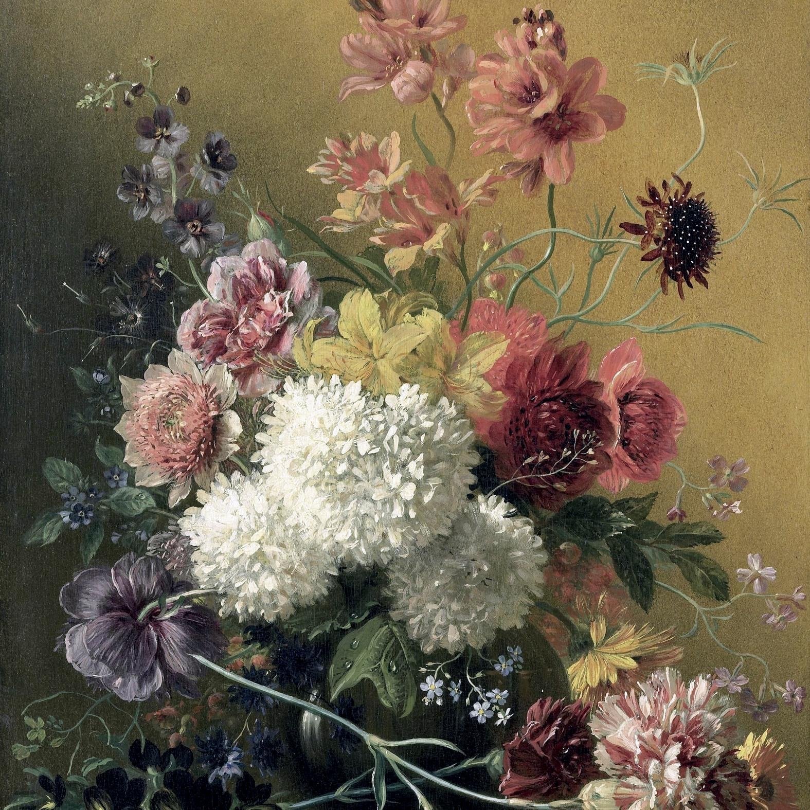 queence Dekokissen »Blumenstrauss«, Kissenhülle ohne Füllung, 1 Stück