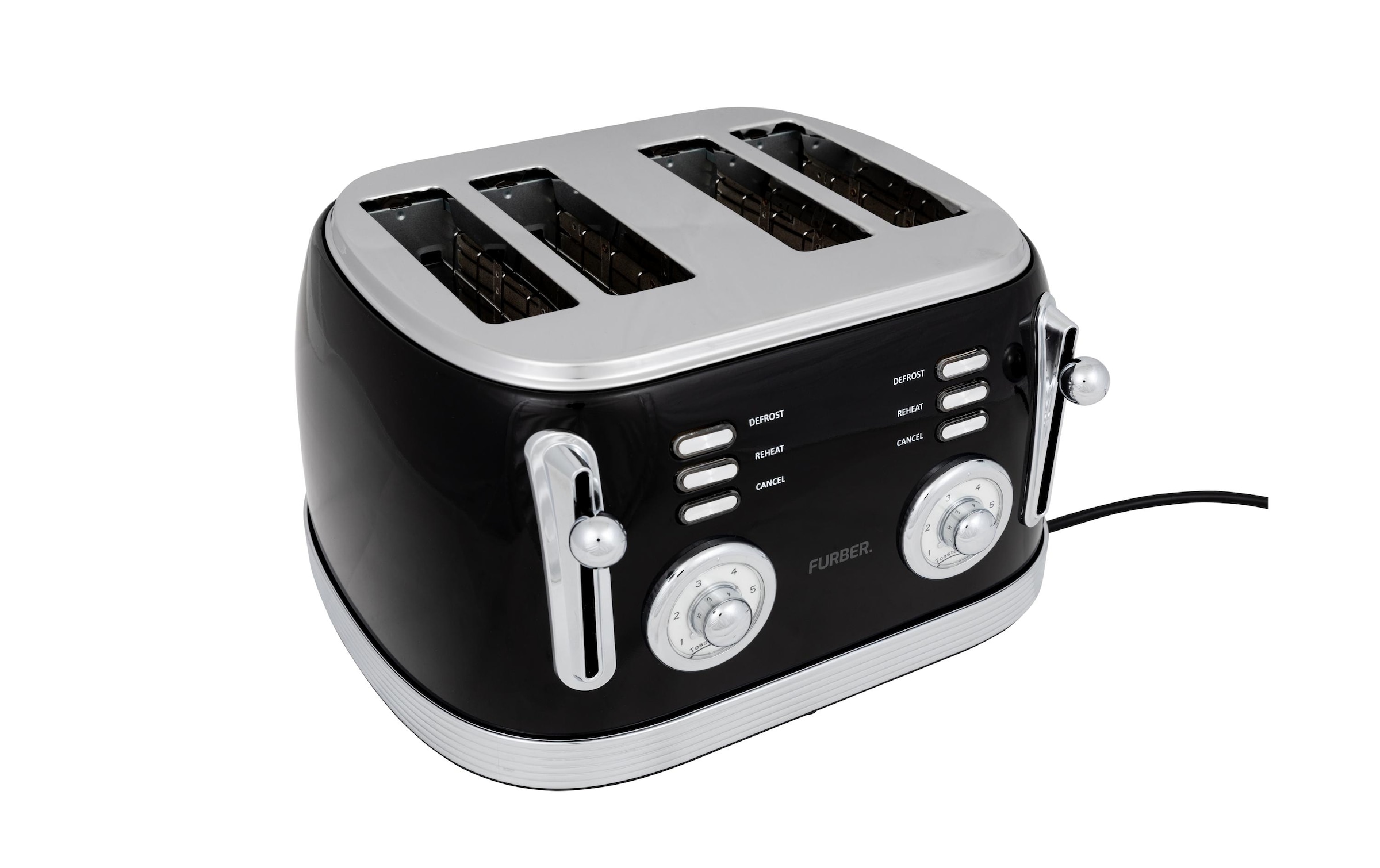 ➥ FURBER Toaster »4 Schlitz Schwarz«, für 4 Scheiben, 1500 W gleich kaufen  | Jelmoli-Versand