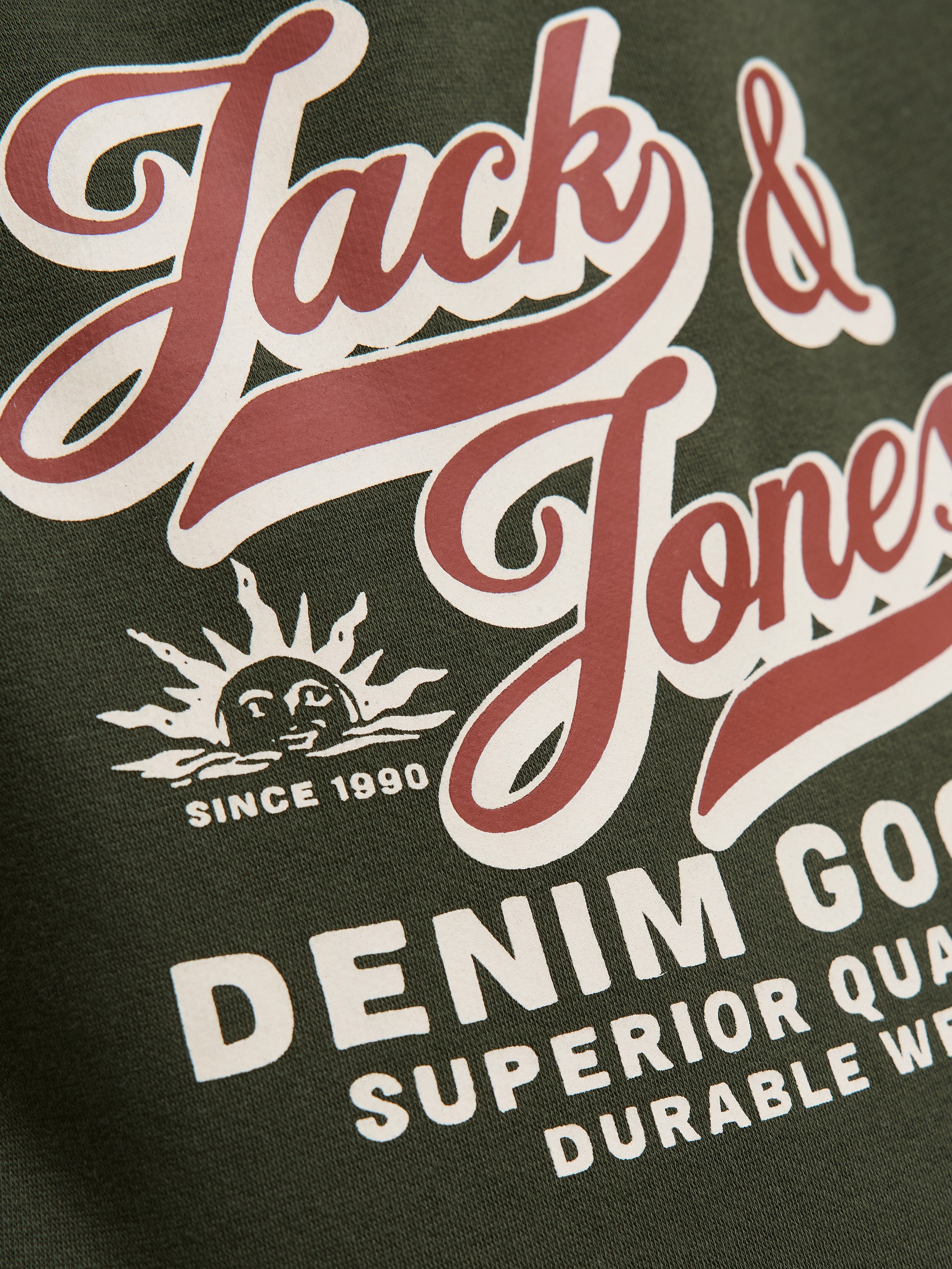 Jack & Jones Junior Kapuzensweatshirt »JJELOGO SWEAT HOOD 2 COL AW25 NOOS JNR«
