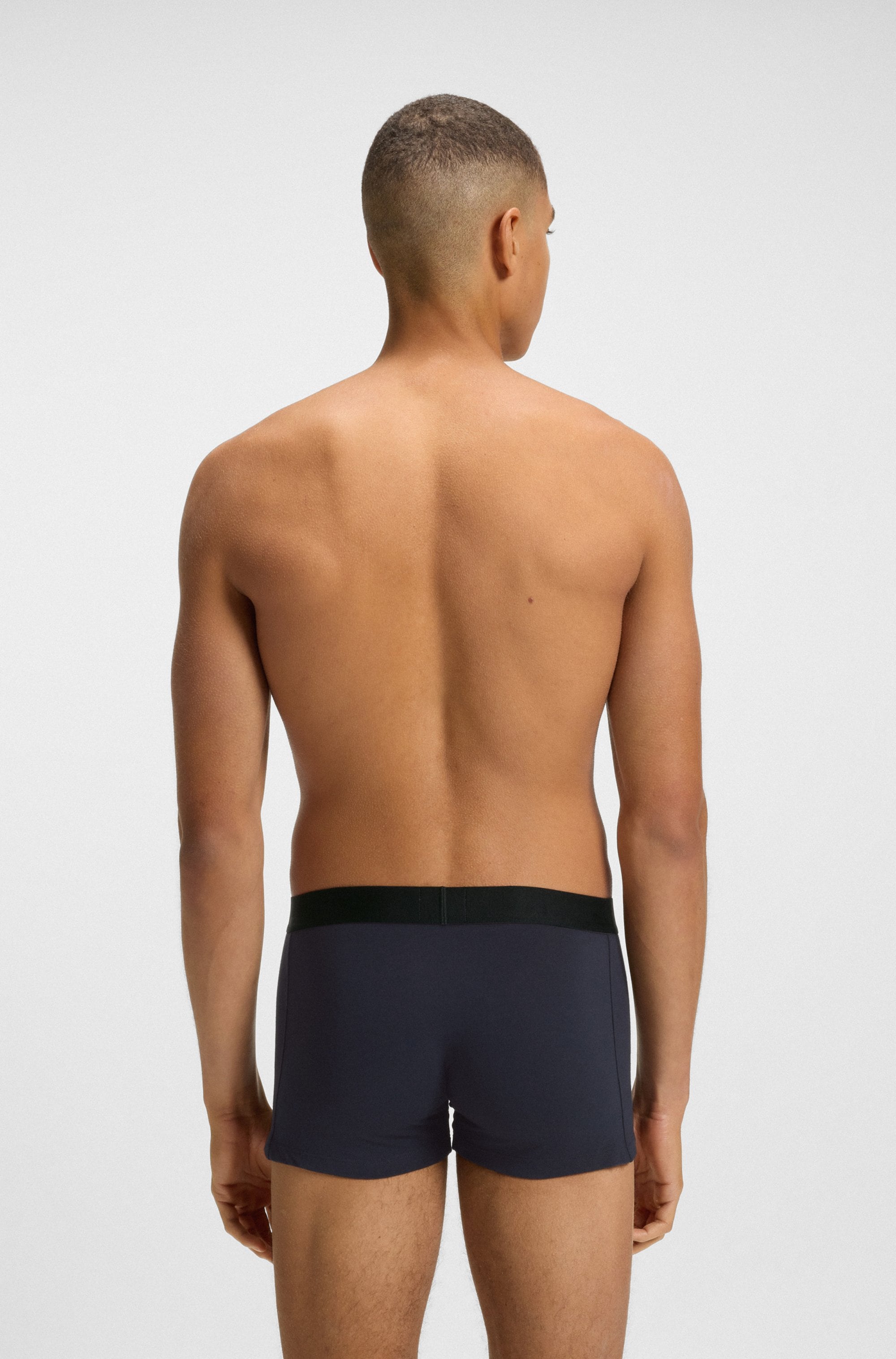 BOSS Trunk »3P Trunk BOSS ONE«, mit unifarbenen Bund