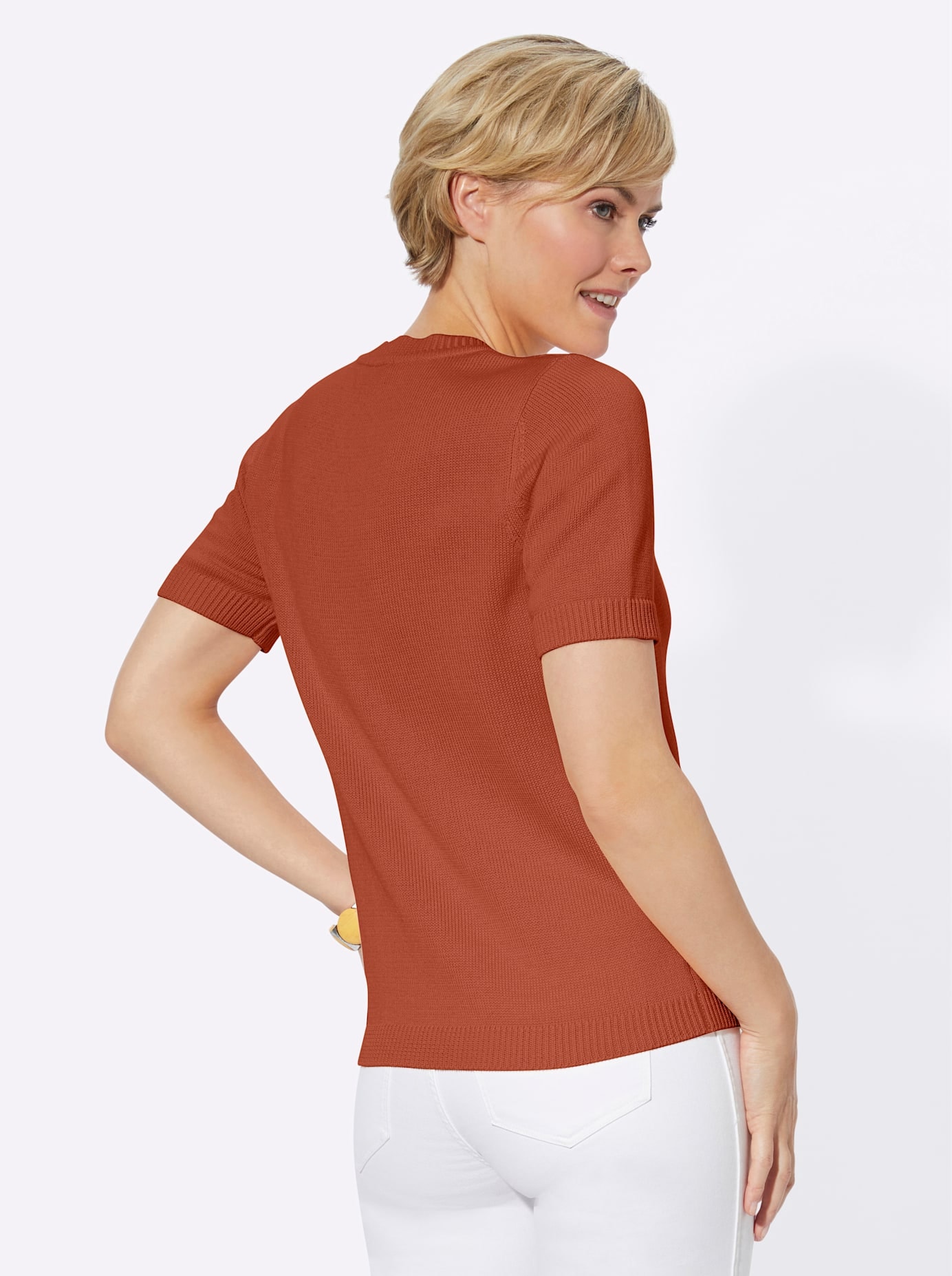 Casual Looks Kurzarmpullover »Pullover«