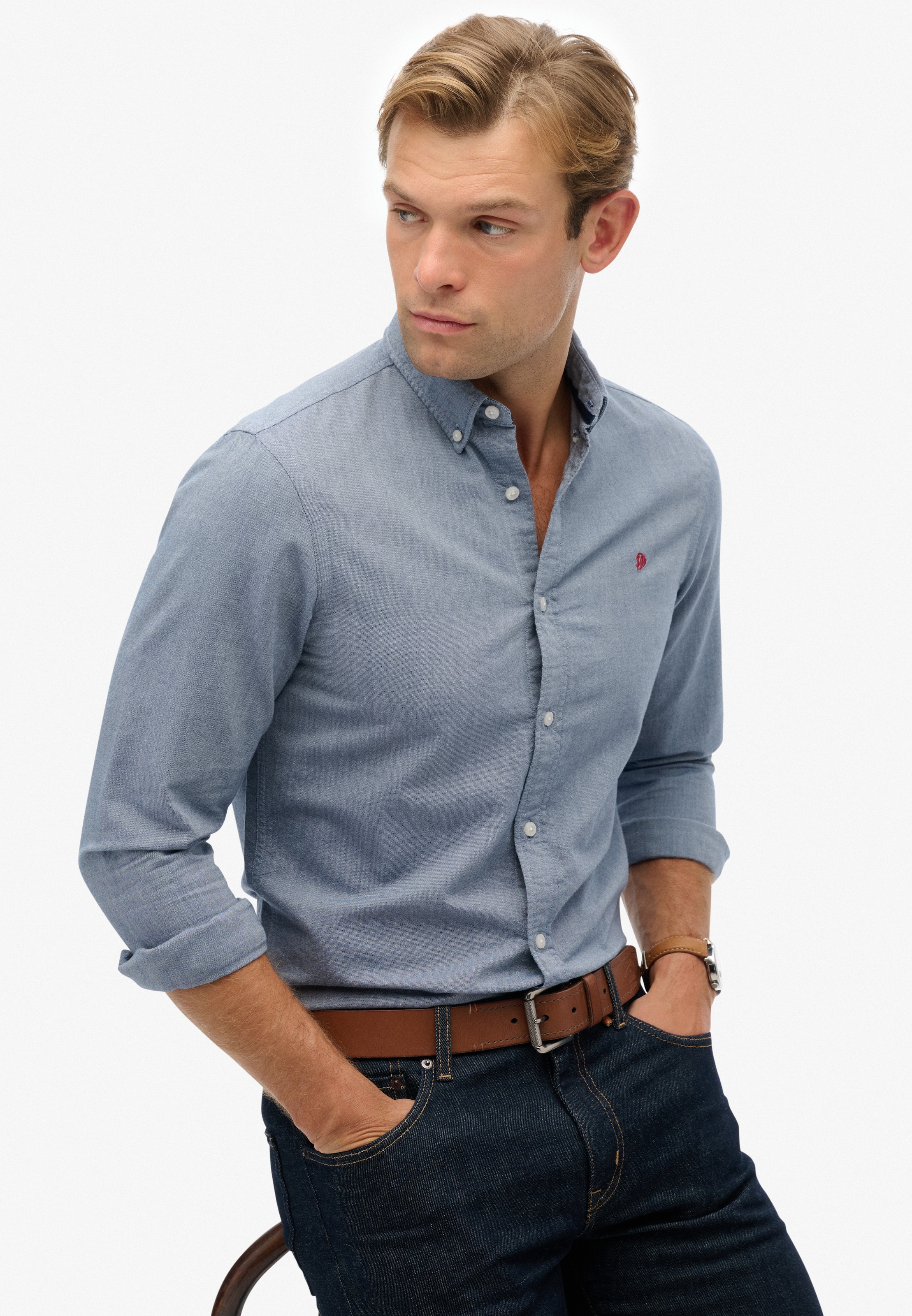 Superdry Langarmhemd »CLASSIC OXFORD L/S SHIRT«