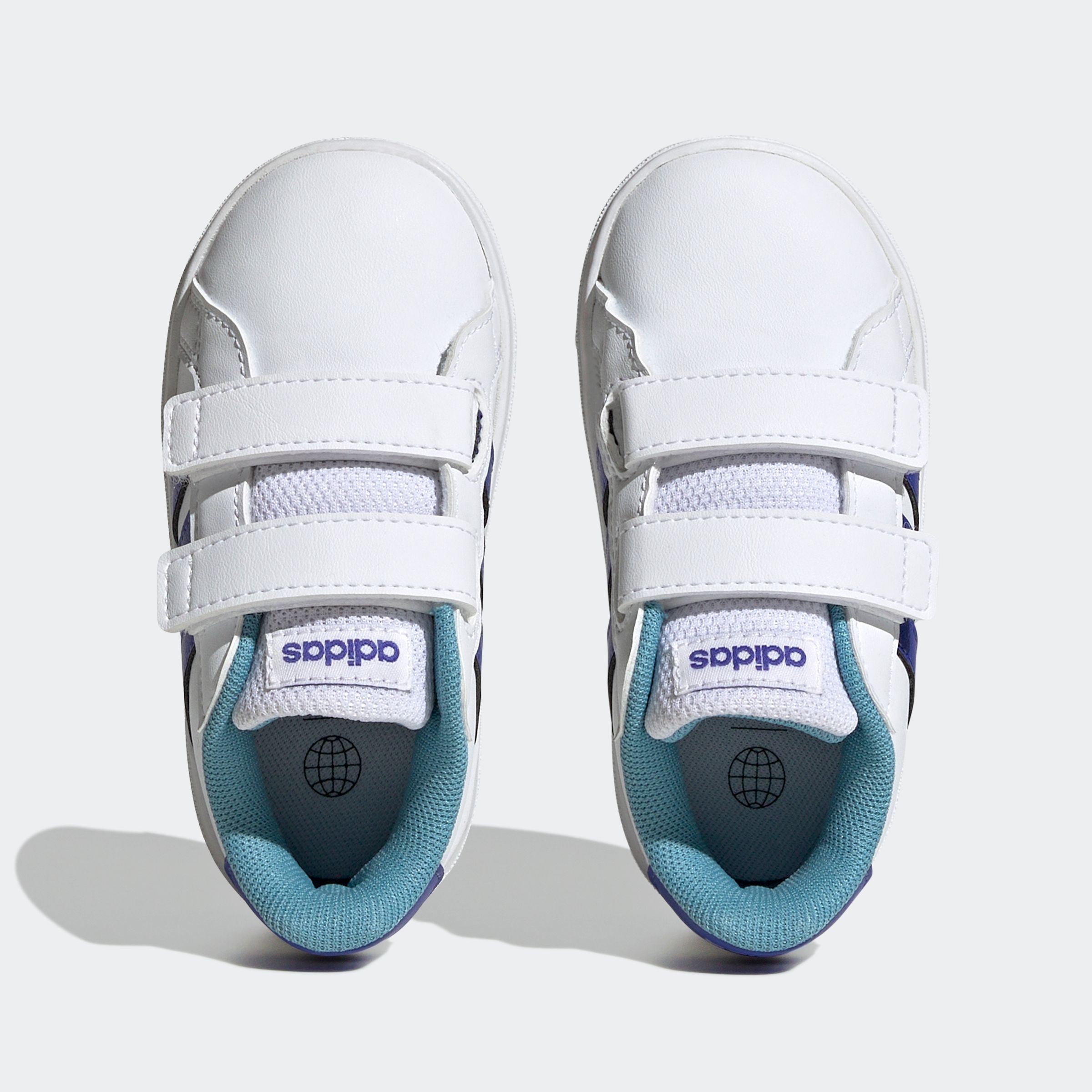 adidas Sportswear Sneaker »GRAND COURT LIFESTYLE HOOK AND LOOP«, für Kinder, Design auf den Spuren des adidas Superstar