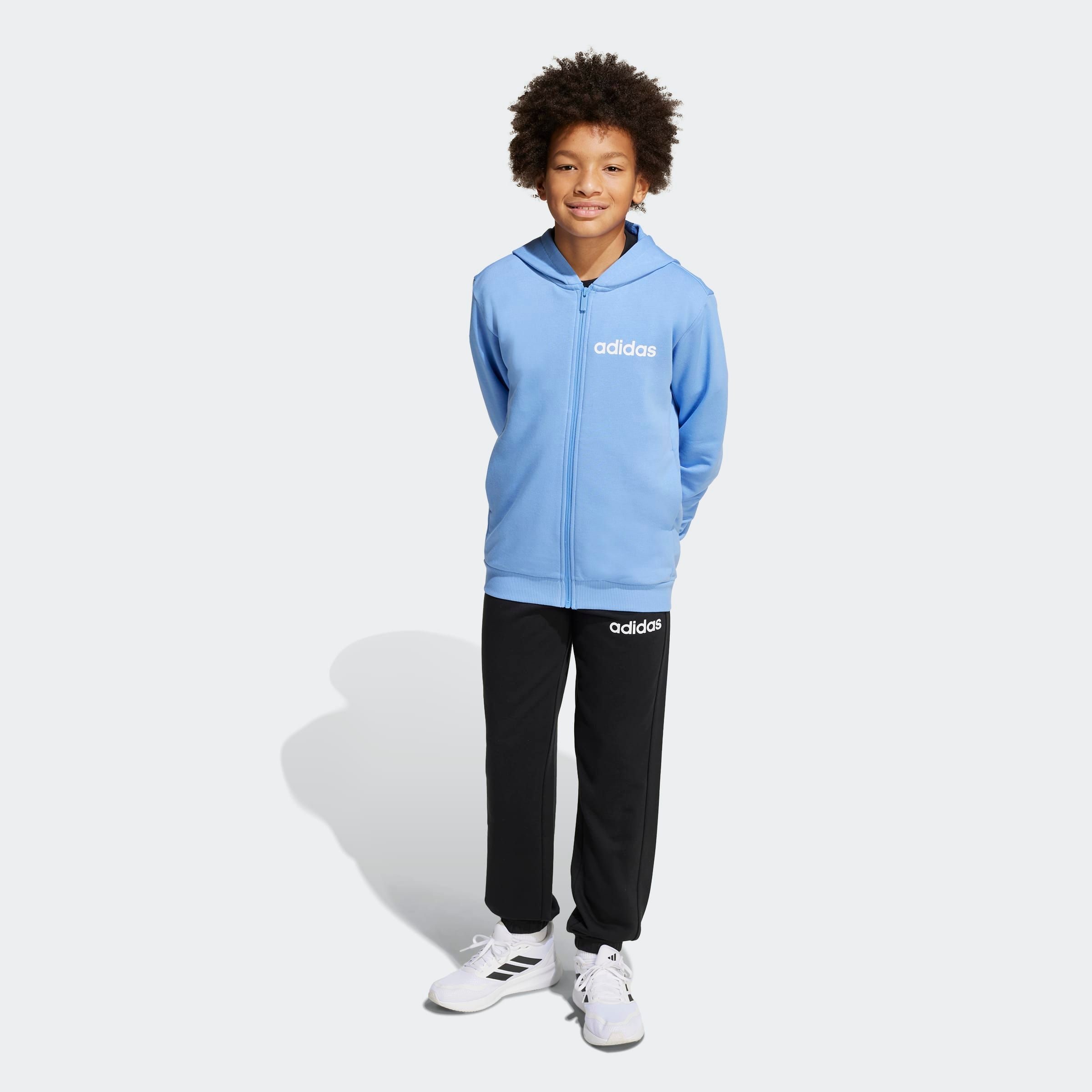 adidas Sportswear Trainingsanzug »J LIN FT TS 220«, (2 tlg.)