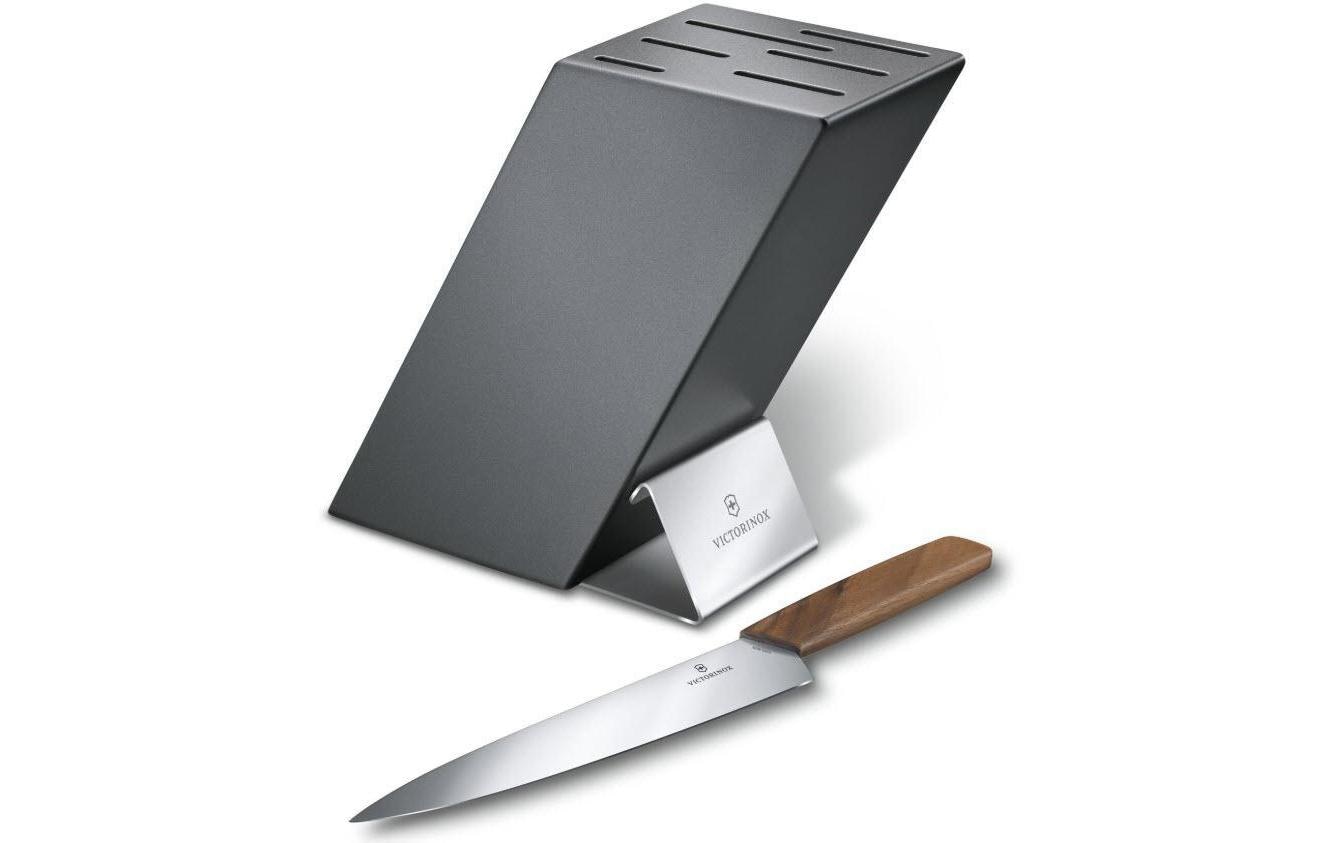 Victorinox Messerblock »Swiss Modern Grau«, Herkunftsland Schweiz, Holzart Buche