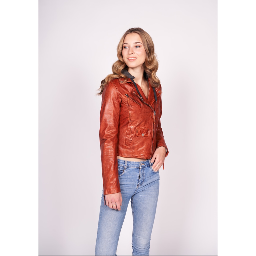 Freaky Nation Lederjacke »Easy Biker«