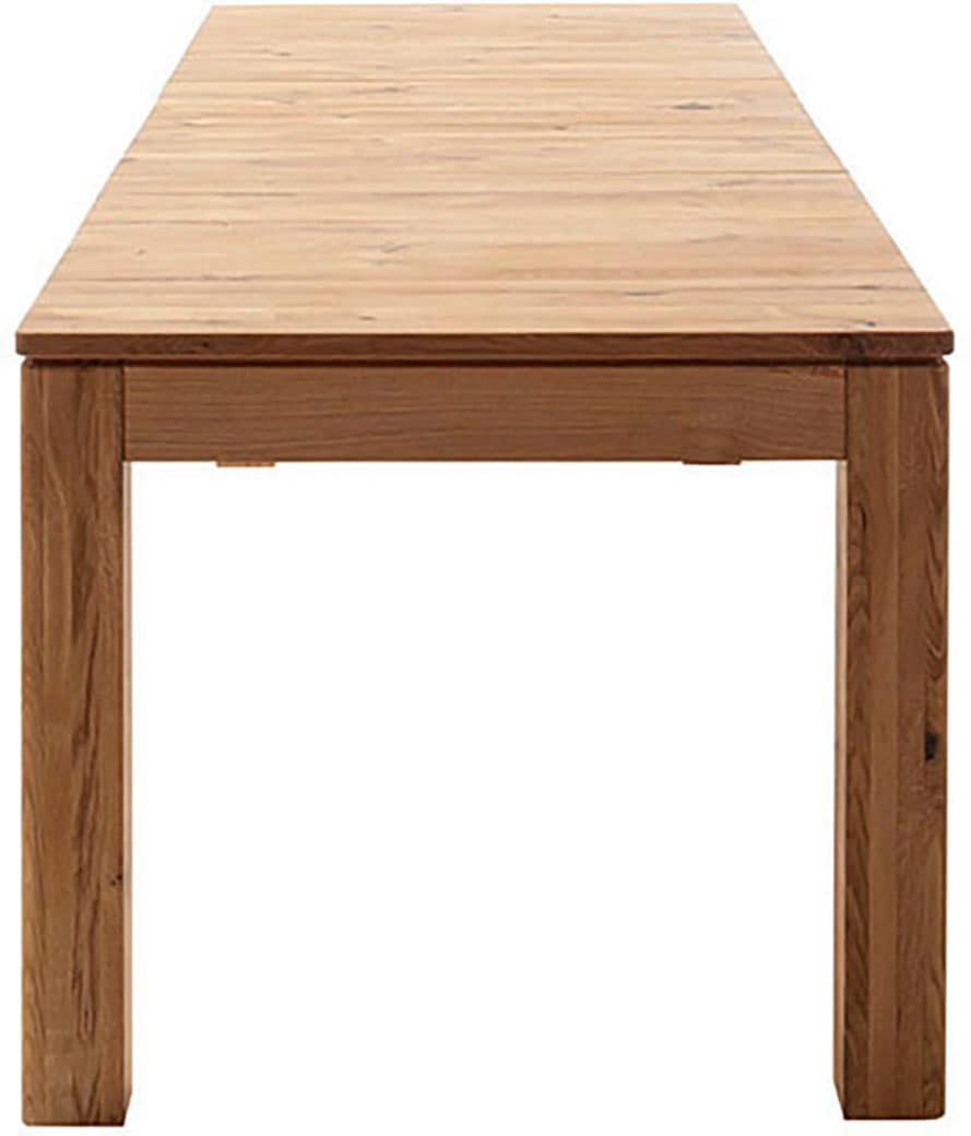 MCA furniture Esstisch »ETNA 4-Fuss Tisch«, (Einzelstück), Massivholz,durchgehende Lamelle,Stollenfuss 10x10cm,Tischplatte 2,5cm