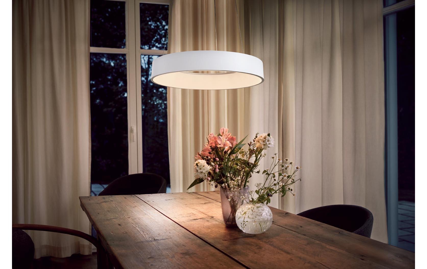 LED Pendelleuchte »Sun@Home Circular, 18.5W, 2200-5000K, Weiss«, 1 flammig