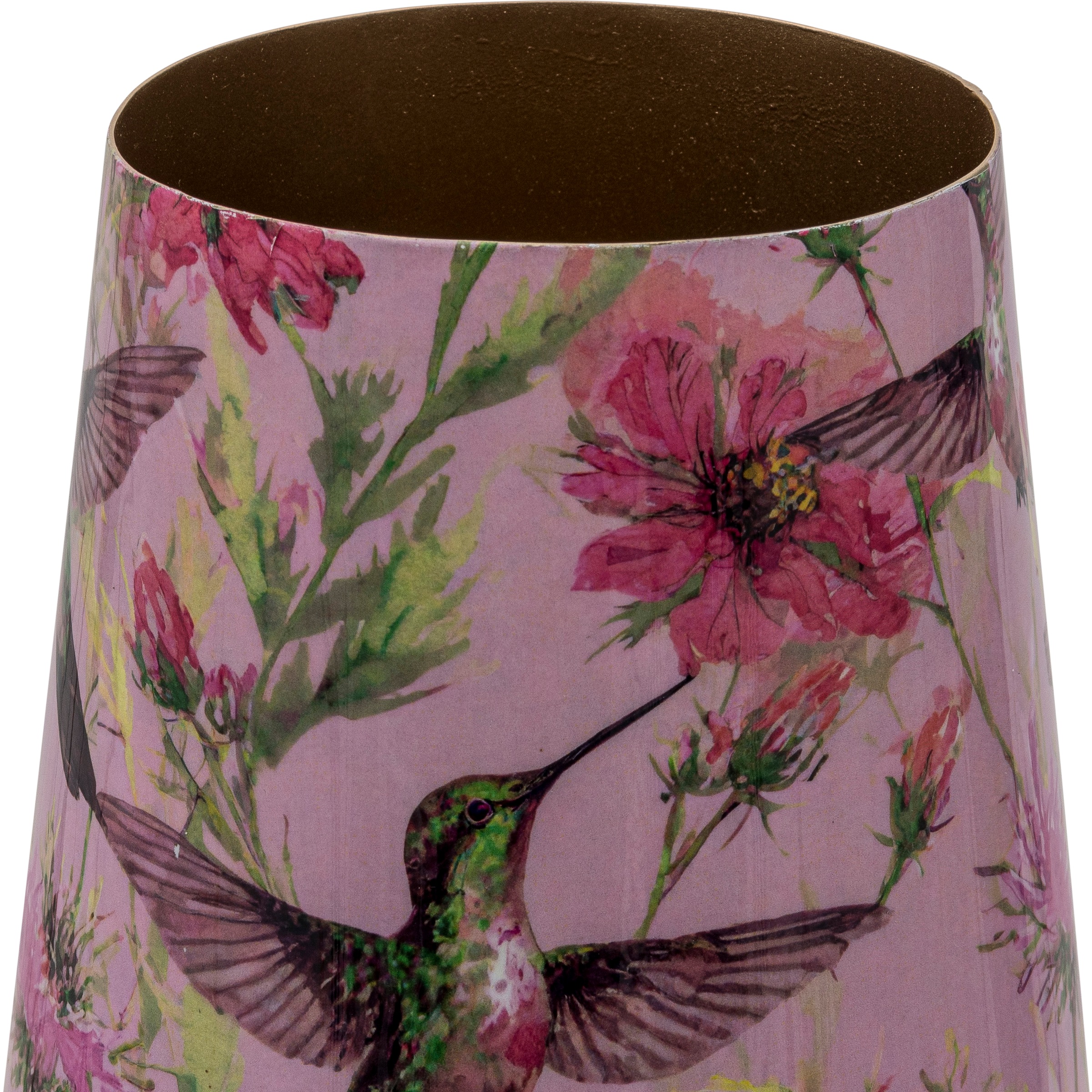 Creativ home Tischvase "Vase" mit floralem Dekor