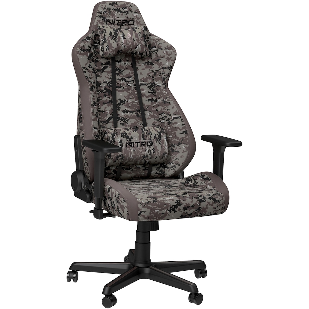 NITRO CONCEPTS Gaming-Stuhl »S300 Urban Camo Gaming Chair«, Bürostuhlzertifizierung DIN EN 1335