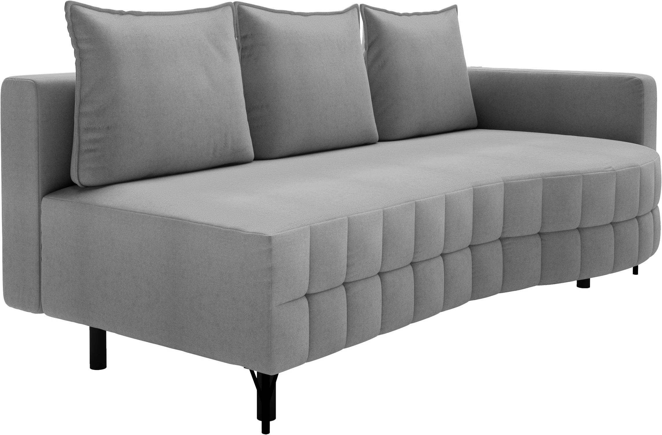 exxpo - sofa fashion Loungesofa »T wiggy Schlafsofa mit Bettfunktion und Bettkasten,«, komfortabler Federkern, super Sitzkomfort, elegante Formensprache