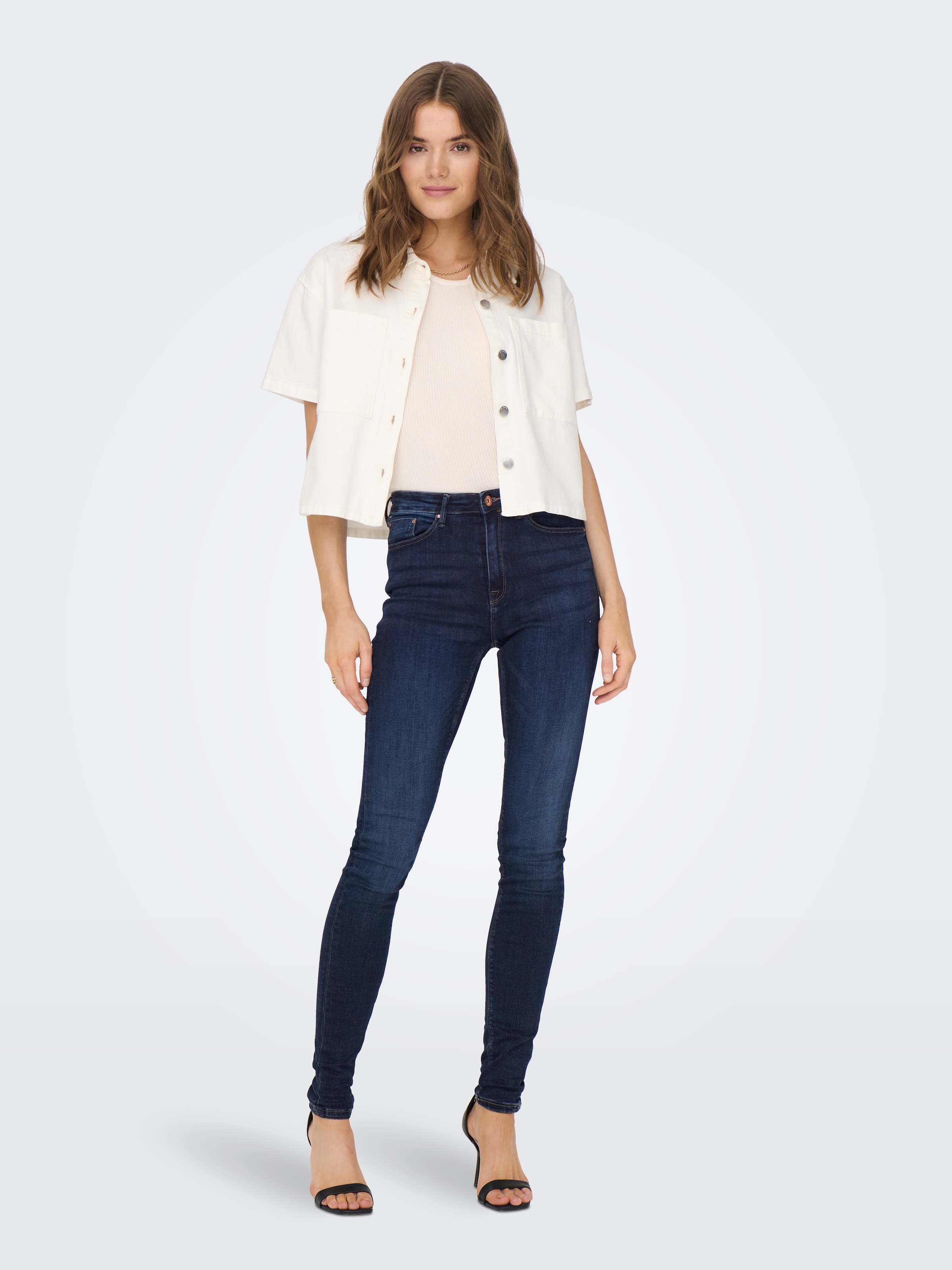 ONLY Skinny-fit-Jeans »ONLPAOLA HW SK DNM AZGZ878«