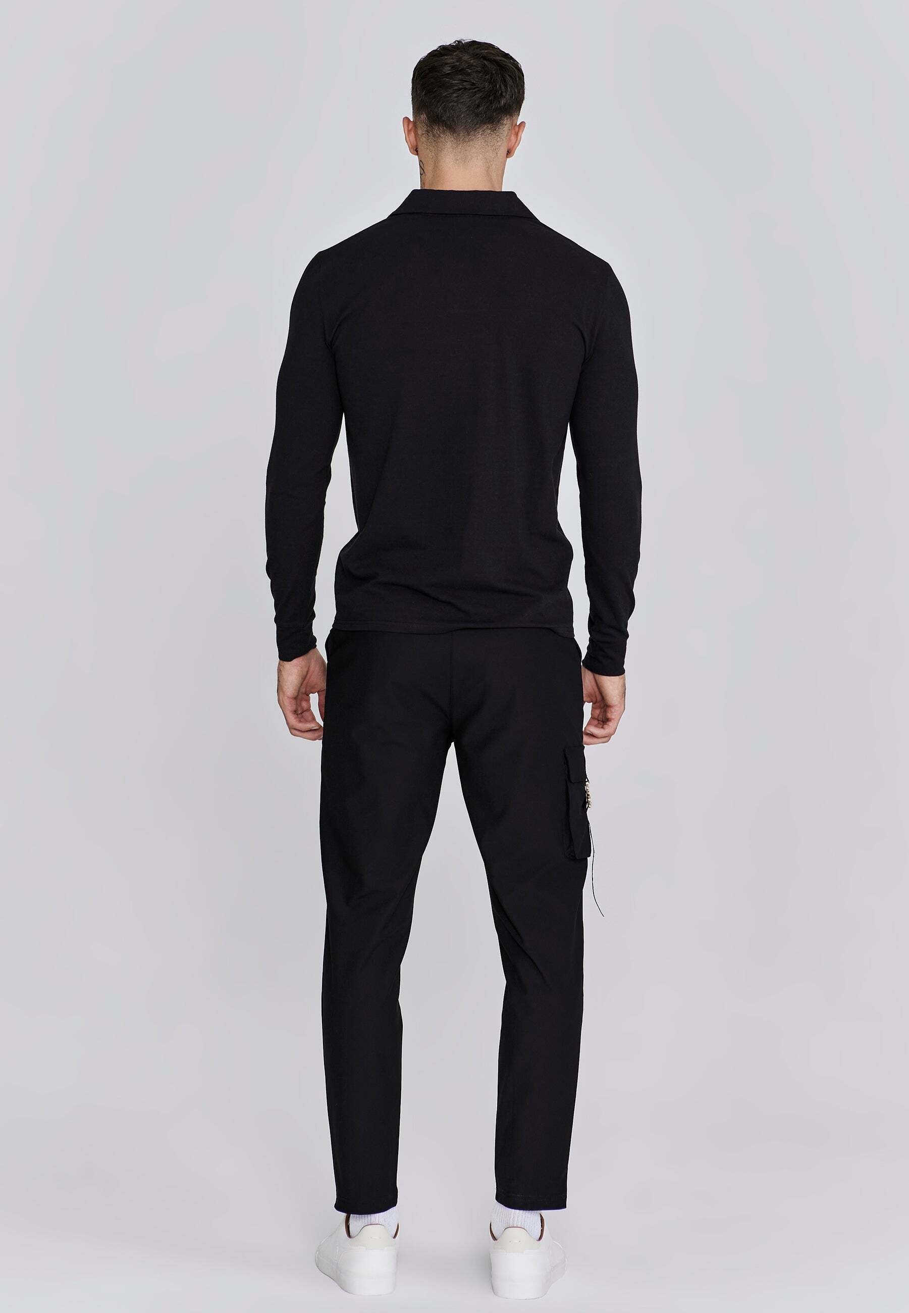 Siksilk Langarm-Poloshirt »Siksilk Langarmpolo T-Shirt and Shorts Set«
