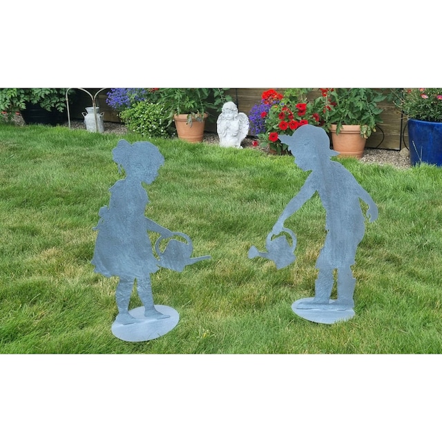 Ambiente Haus Gartenfigur »Mädchen / Junge Set aus Metall 45cm«, (1 St.)  online kaufen | Jelmoli-Versand