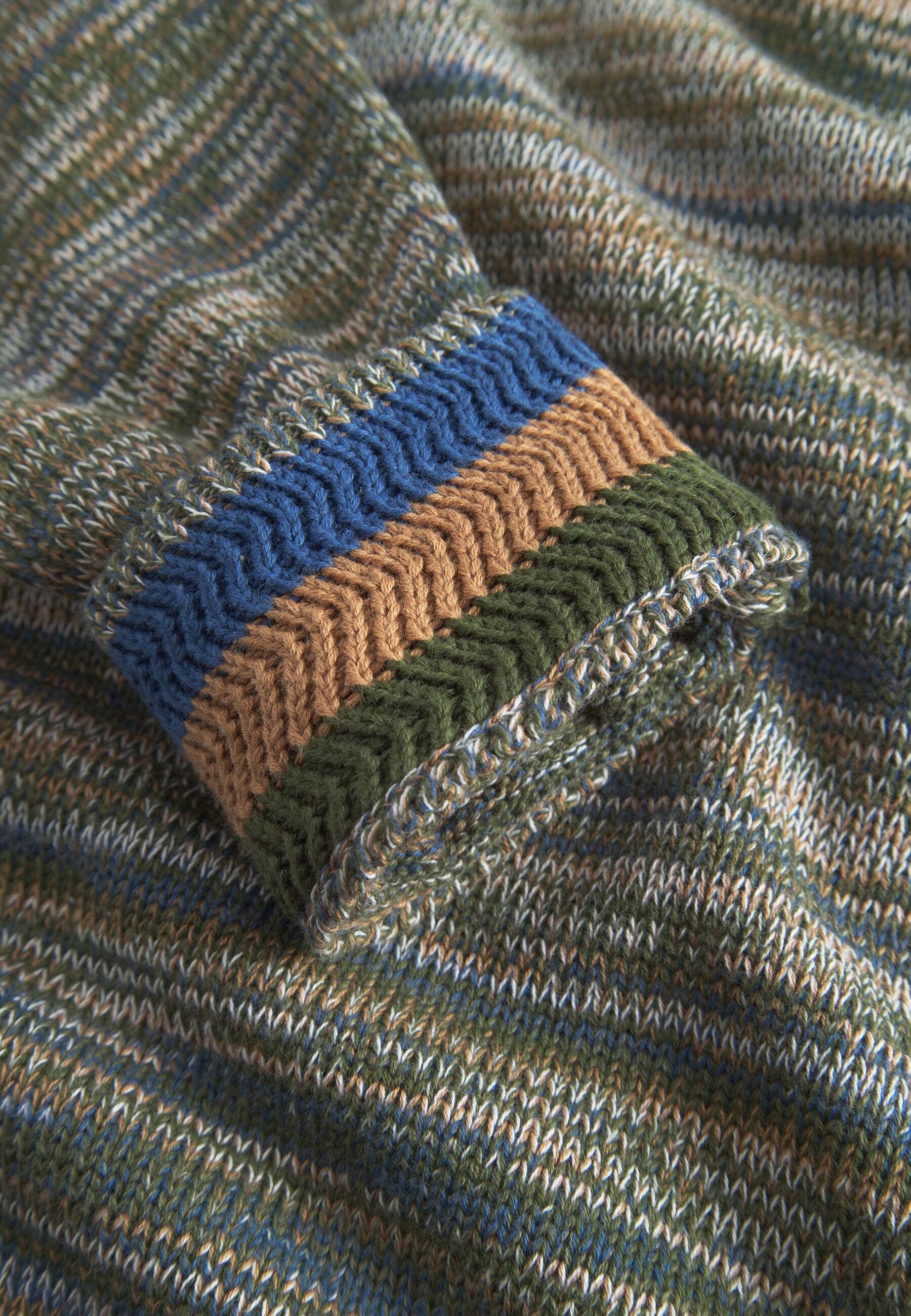 colours & sons Strickpullover »colours & sons Pullover Roundneck Mouliné«