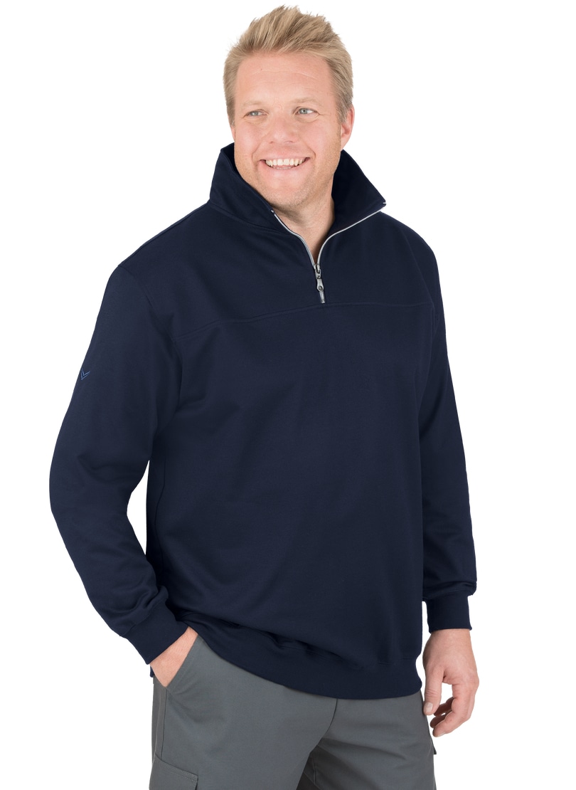 Trigema Sweatshirt »TRIGEMA Sweatshirt mit Reissverschluss«
