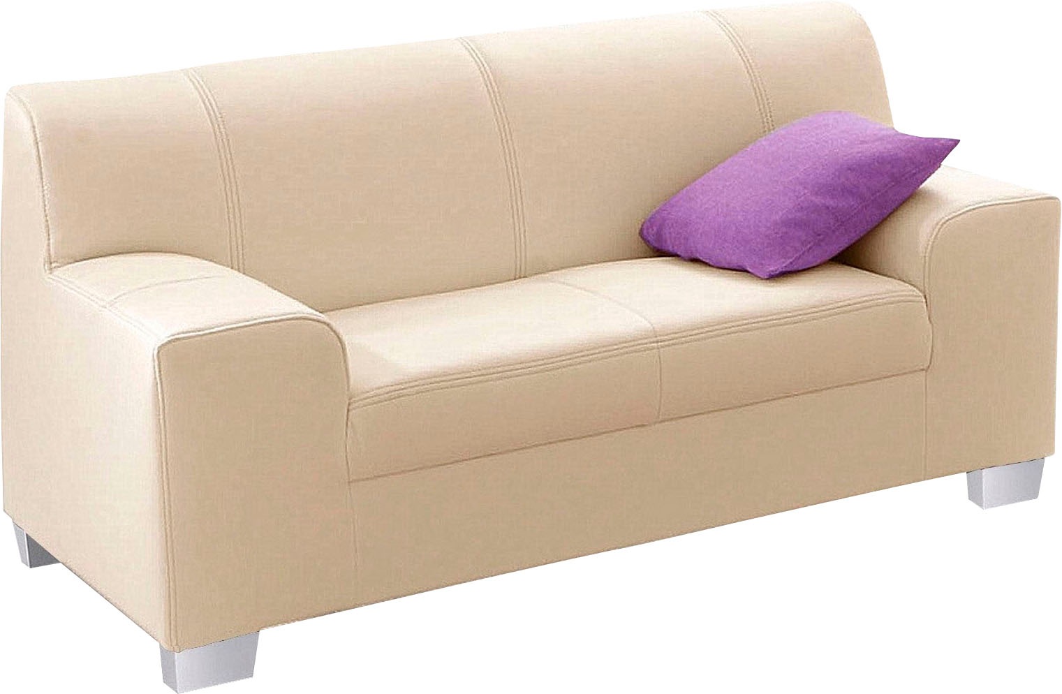 DOMO collection 2-Sitzer »Amando zeitlos und modern, komfortabel,«, in vielen Bezugsvarianten, auch in Leder
