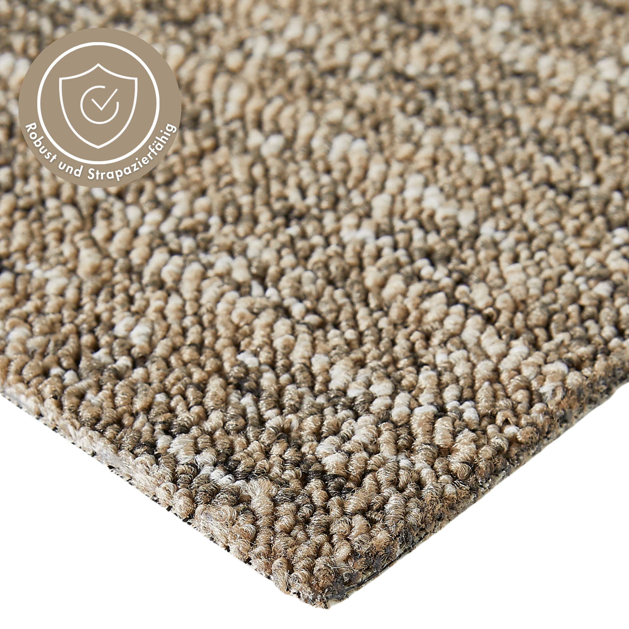 Andiamo Teppichboden »Joe, Schlinge, Made in Netherlands«, rechteckig, 8 mm Höhe, Breite 400 cm, meliert, Wohnzimmer, strapazierfähig & robust