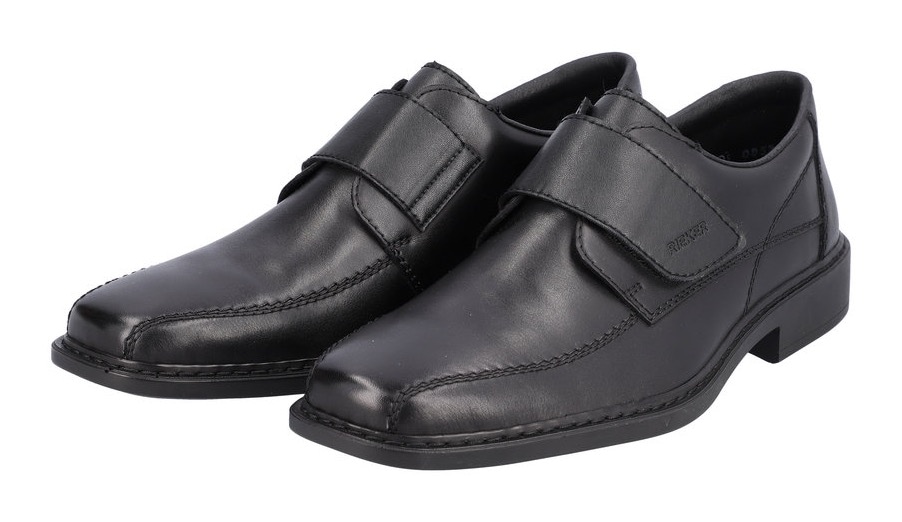 Rieker Klettschuh, Festtagschuh, Slipper, Komfortschuh mit eleganter Ziernaht