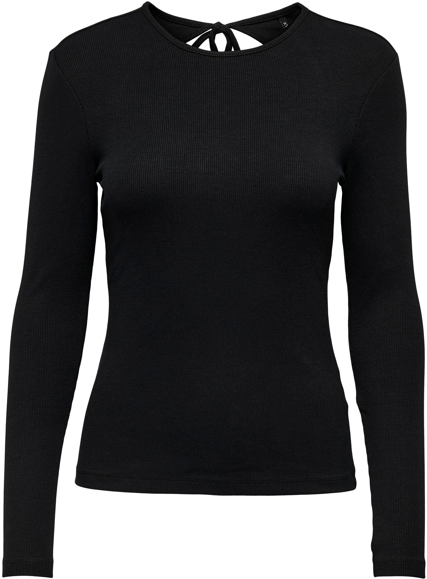 ONLY Maglietta da Donna ONLNULAN L/S Open Back Top Jrs Love Potion, S