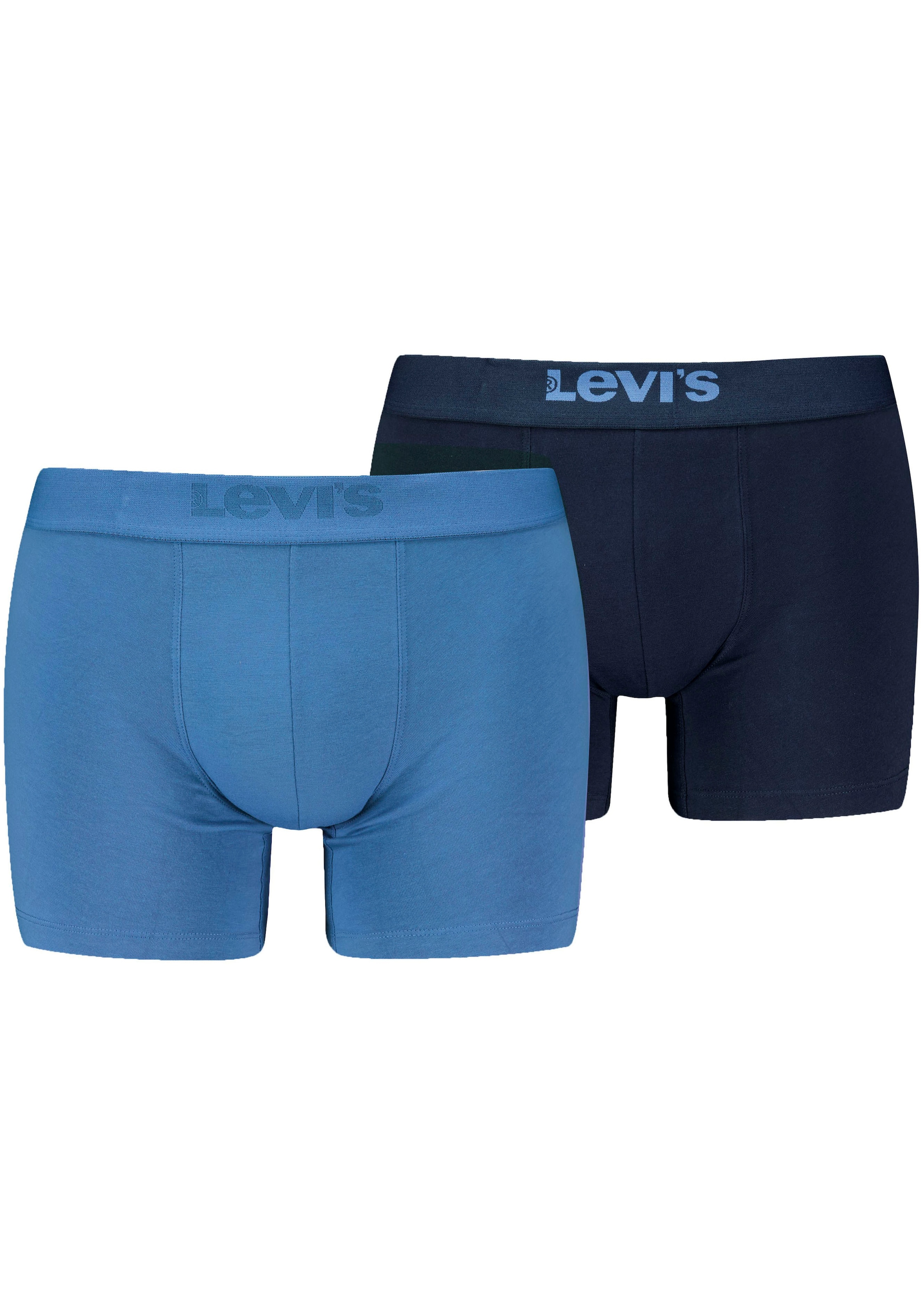 Levi's® Boxershorts »SOLID BASIC BOXER«, (2er-Pack), mit Logo-Bund