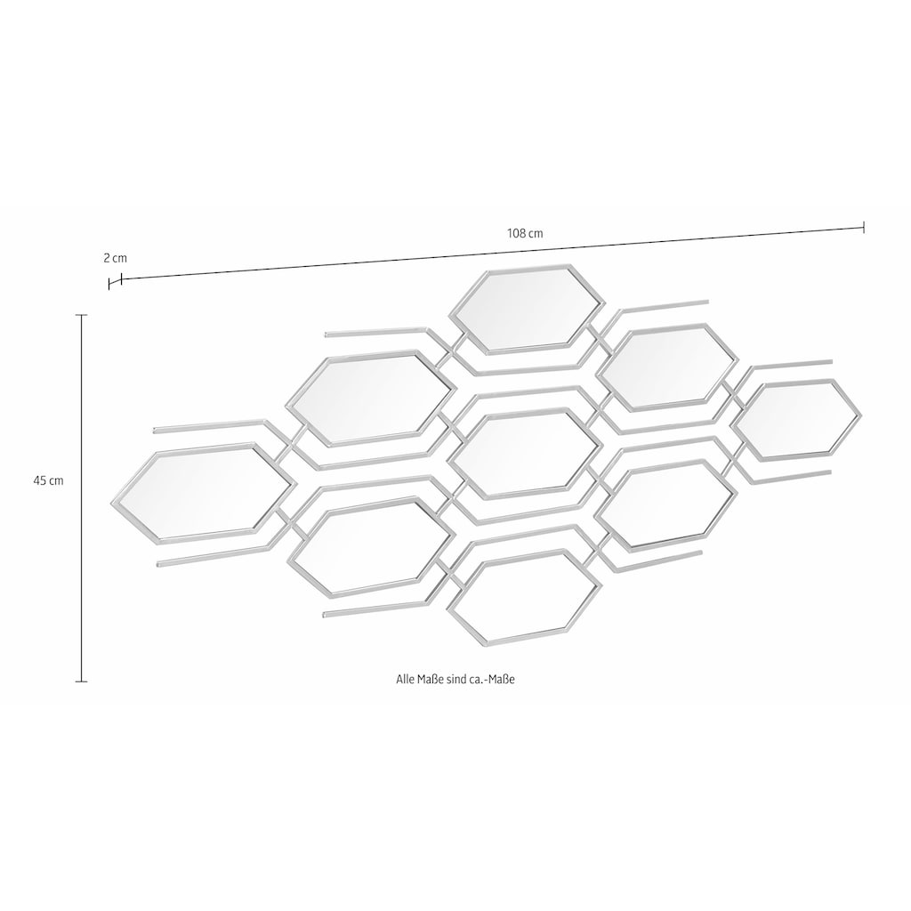 HOFMANN LIVING AND MORE Dekospiegel, Wandspiegel, Wanddeko