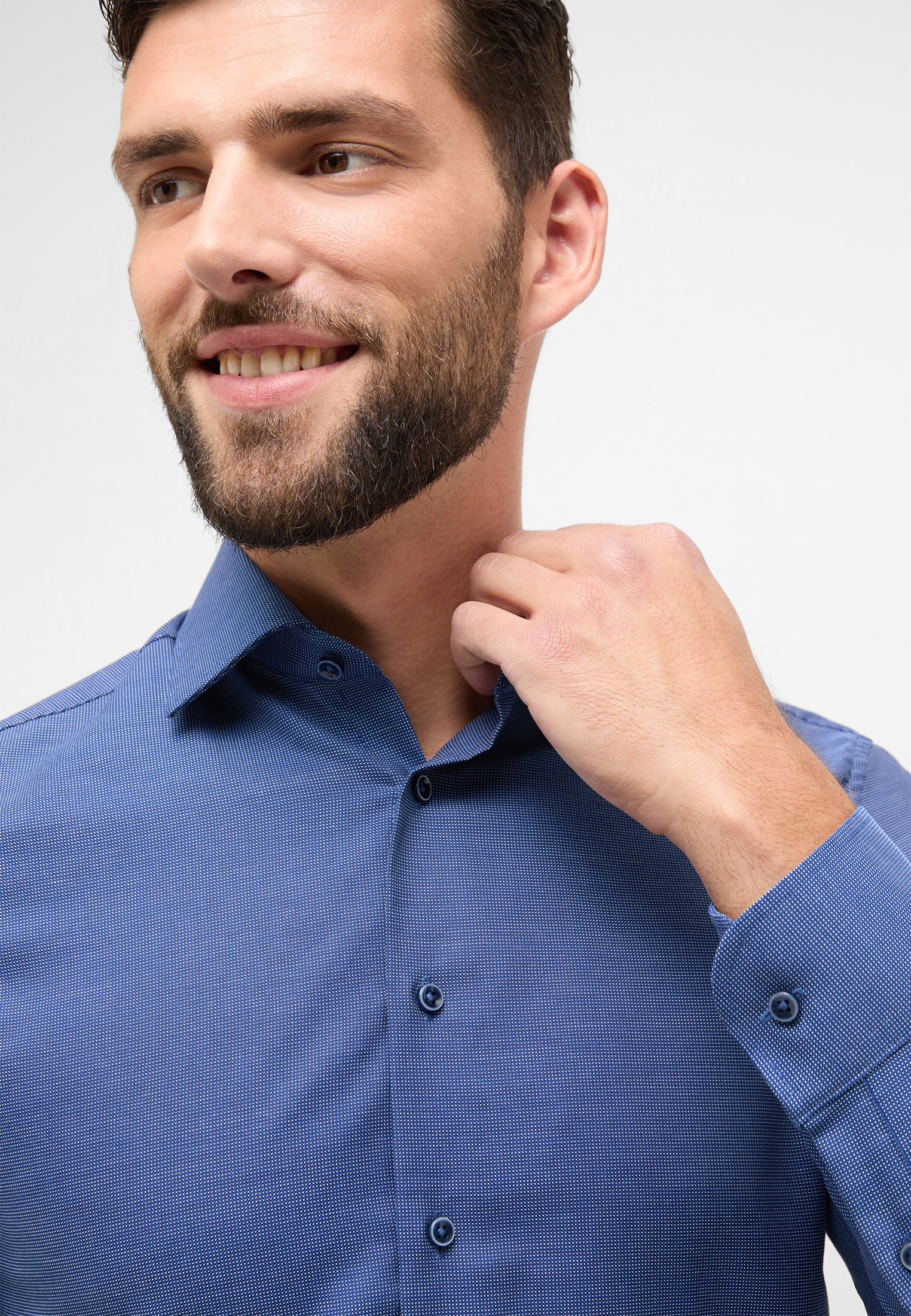 Eterna Langarmhemd »SLIM FIT«, NON IRON (bügelfrei)