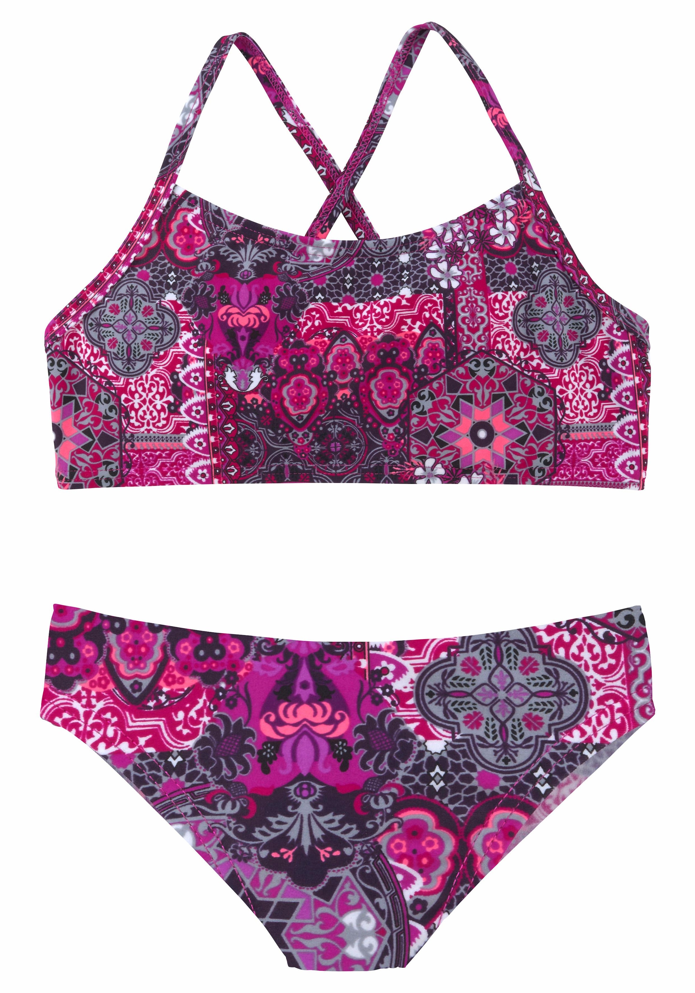 ✵ Buffalo Bustier-Bikini »Shari Kids«, günstig verspieltem kaufen mit Jelmoli-Versand | Print