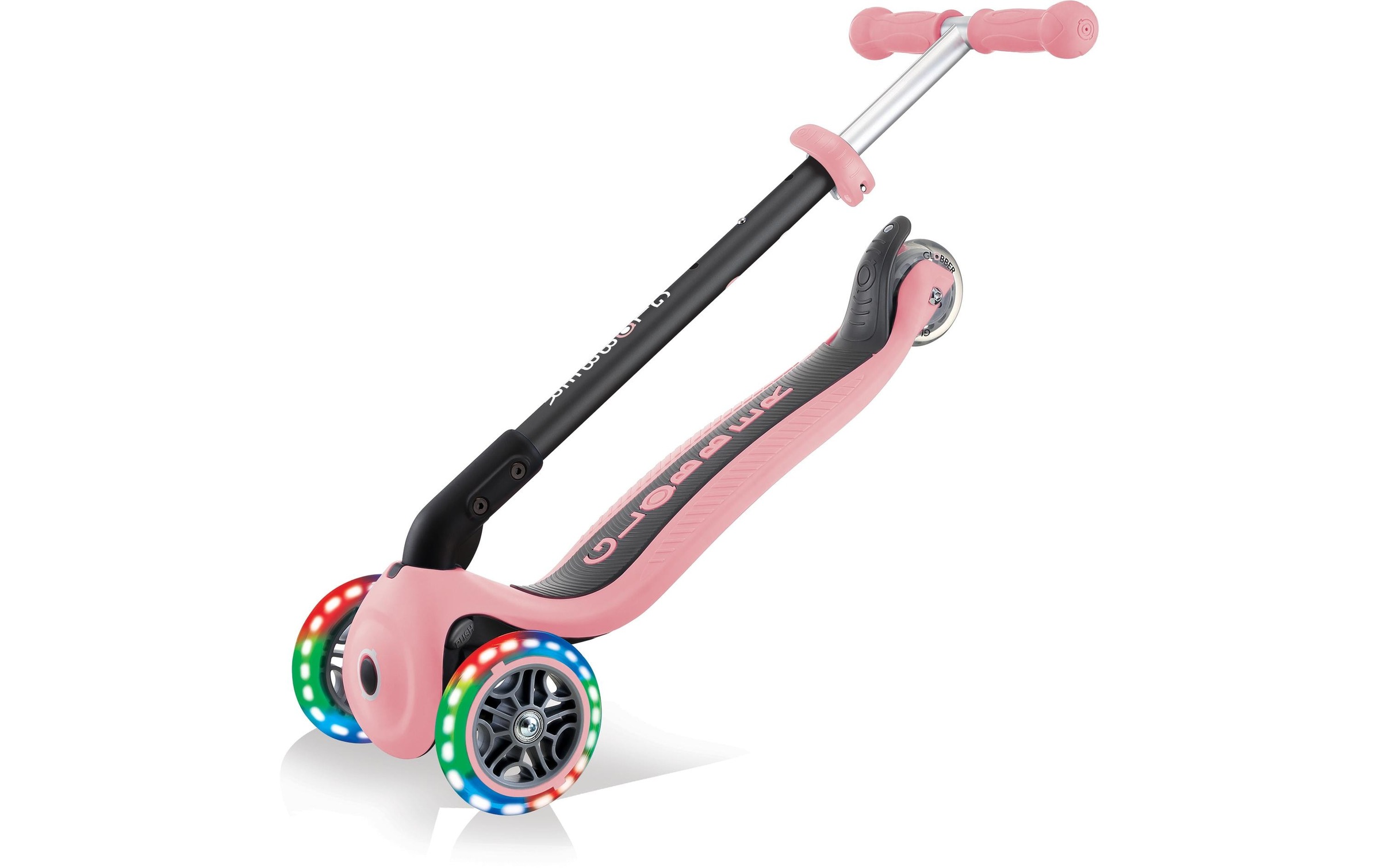 Globber Scooter »GO UP Foldable Plus Lights, Pastel Rosa«