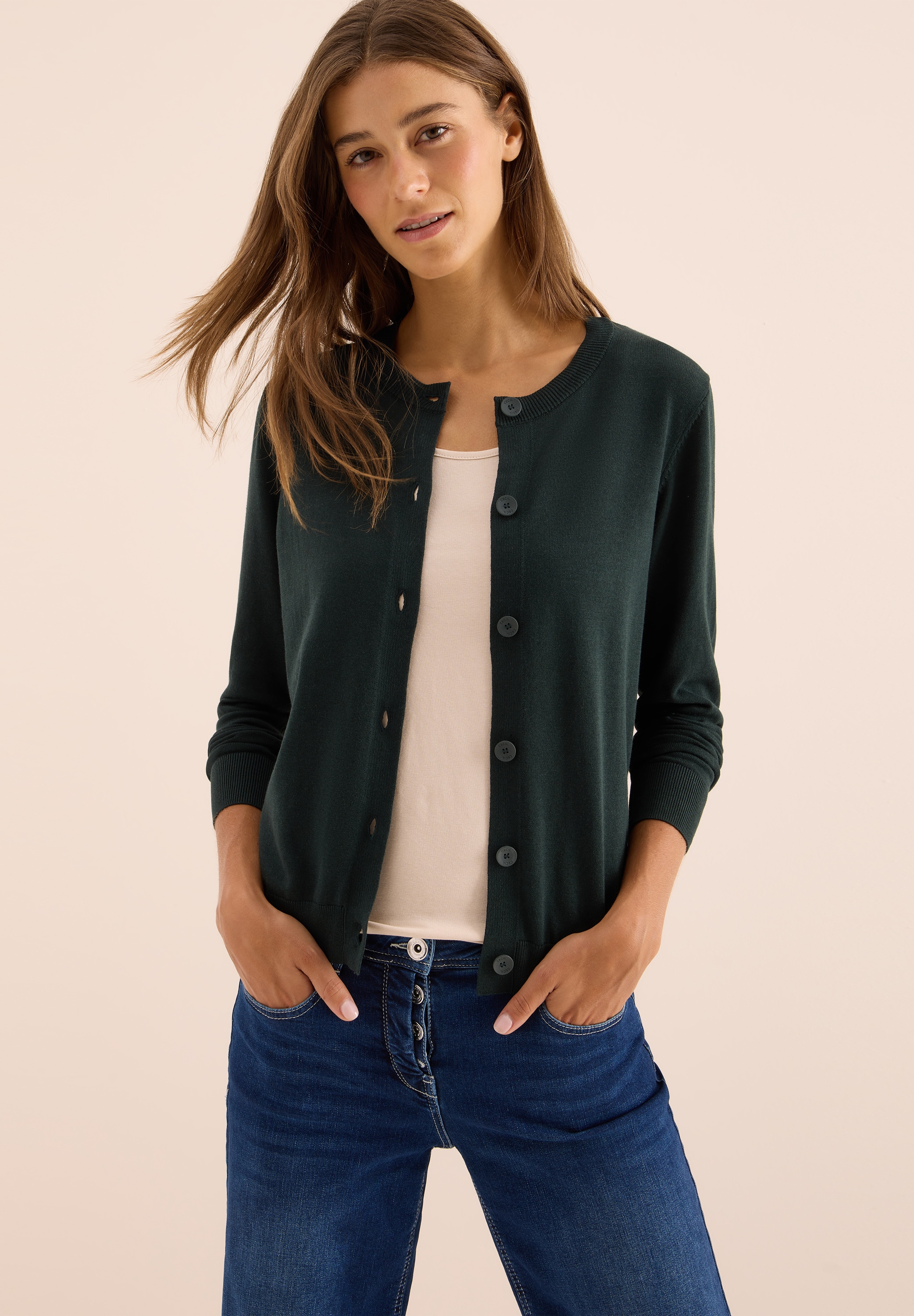 Cecil Strickjacke mit Knopfleiste