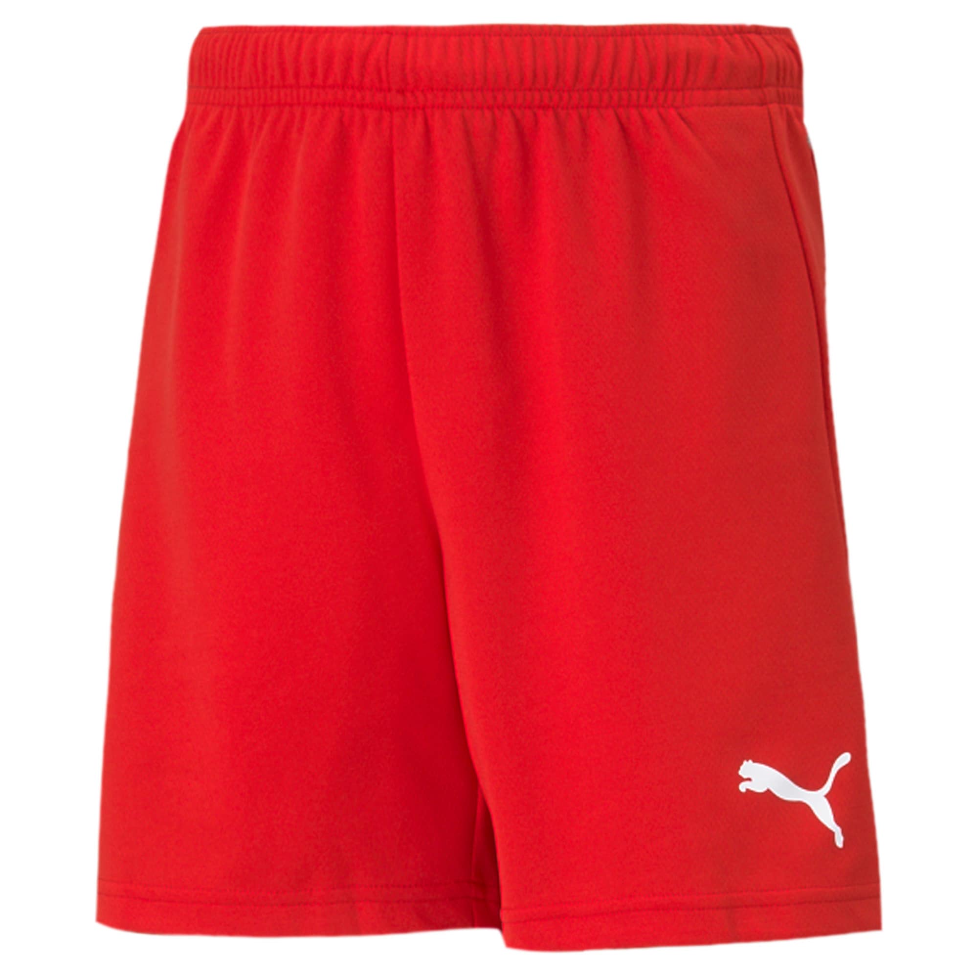 PUMA Trainingsshorts »TEAMRISE SHORT JR« sportlicher Stil, für Jugendliche, atmungsaktives Material