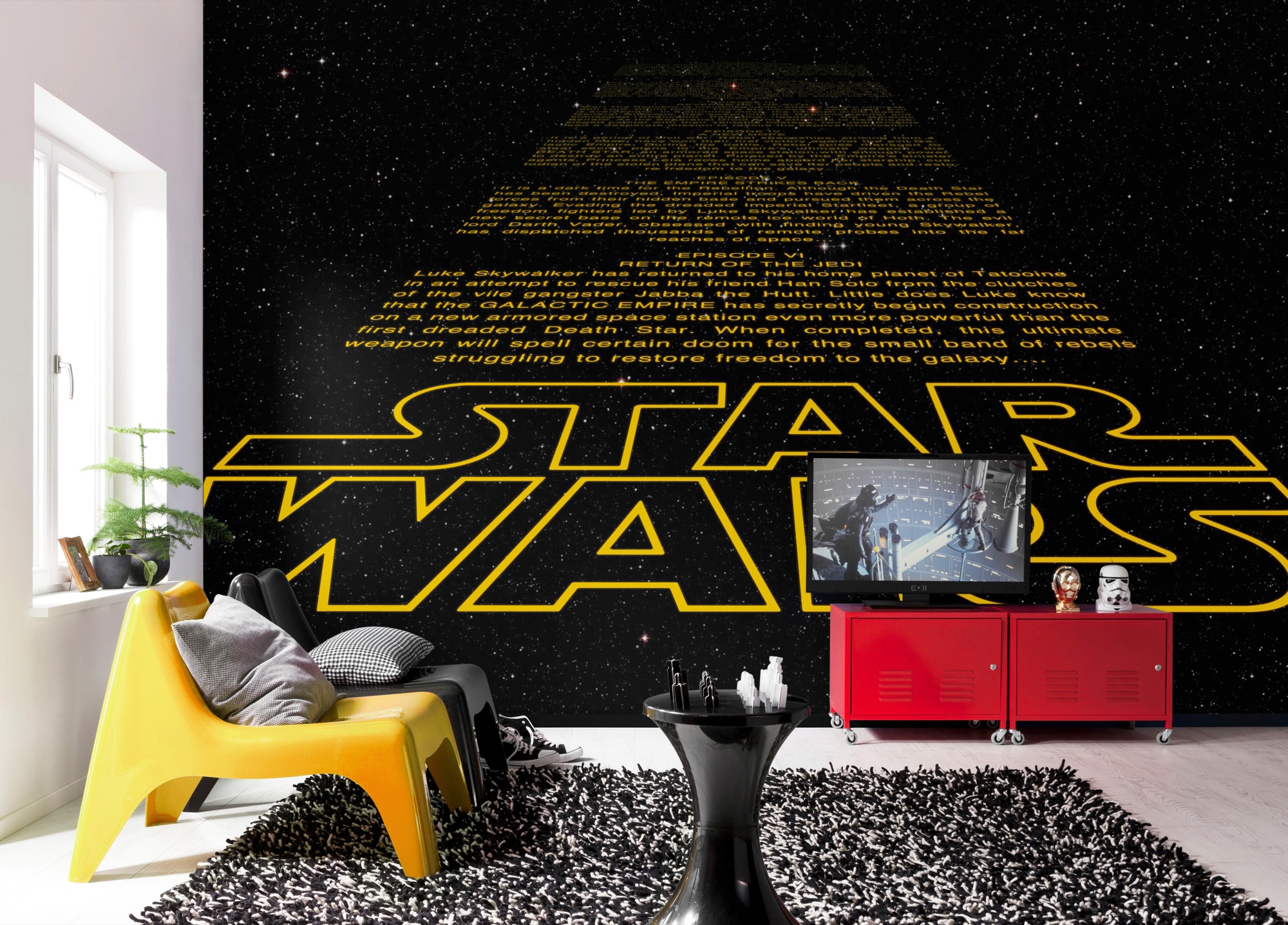 ✵ Komar Fototapete »Star Wars Intro«, 368x254 cm (Breite x Höhe), inklusive  Kleister online bestellen | Jelmoli-Versand