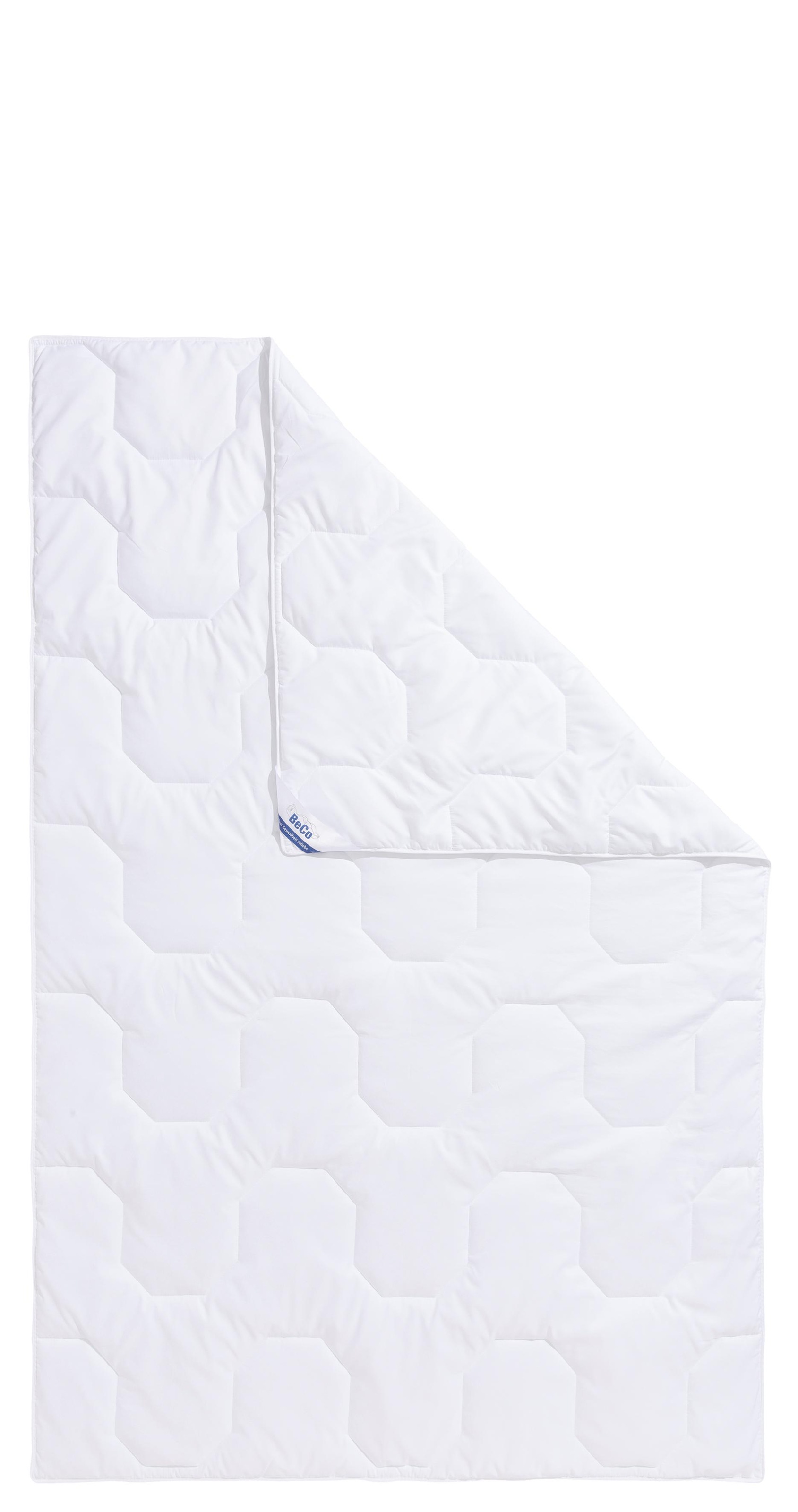 Beco Kunstfaserbettdecke "Gregor, Bettdecken für Sommer und Winter, Ganzjahresdecke" leicht Füllung Polyester Bezug Polyester 1 Stk. tlg. Bettdecke 135x200cm, allergiker geeignet (Hausstauballergiker)