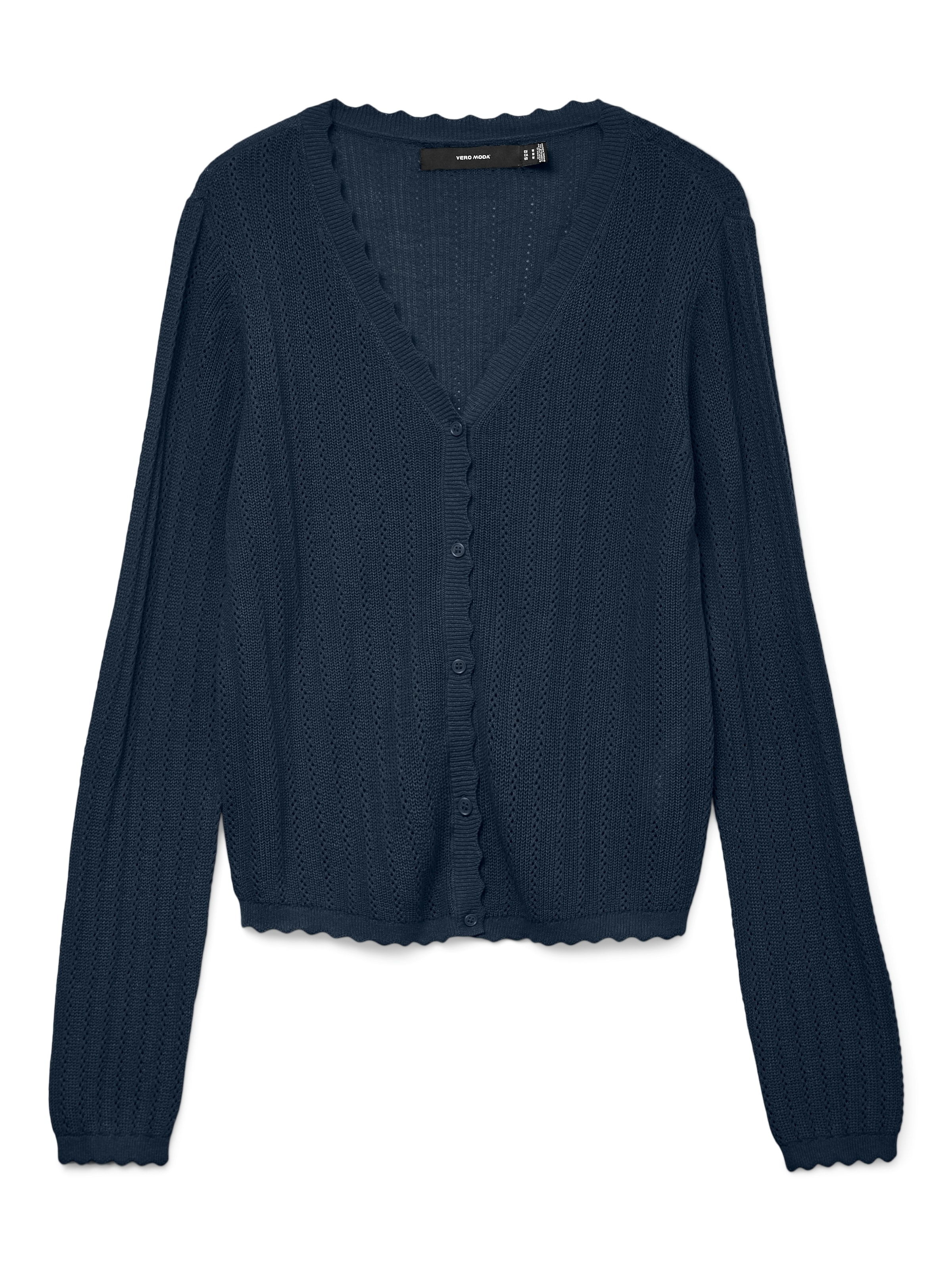 Vero Moda Strickjacke »VMLUXLIGHT POINTELLE LS V-NECK CARDIGAN«