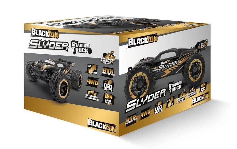 RC-Monstertruck »Blackzon Truck Slyder ST 4WD, Gold«